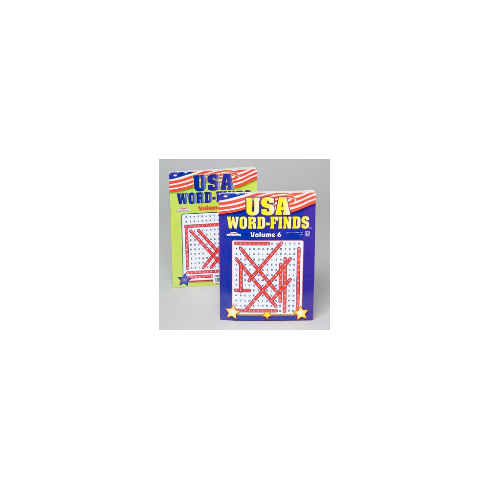 Word Find Puzzles - USA Theme 96 pages Two Titles 1