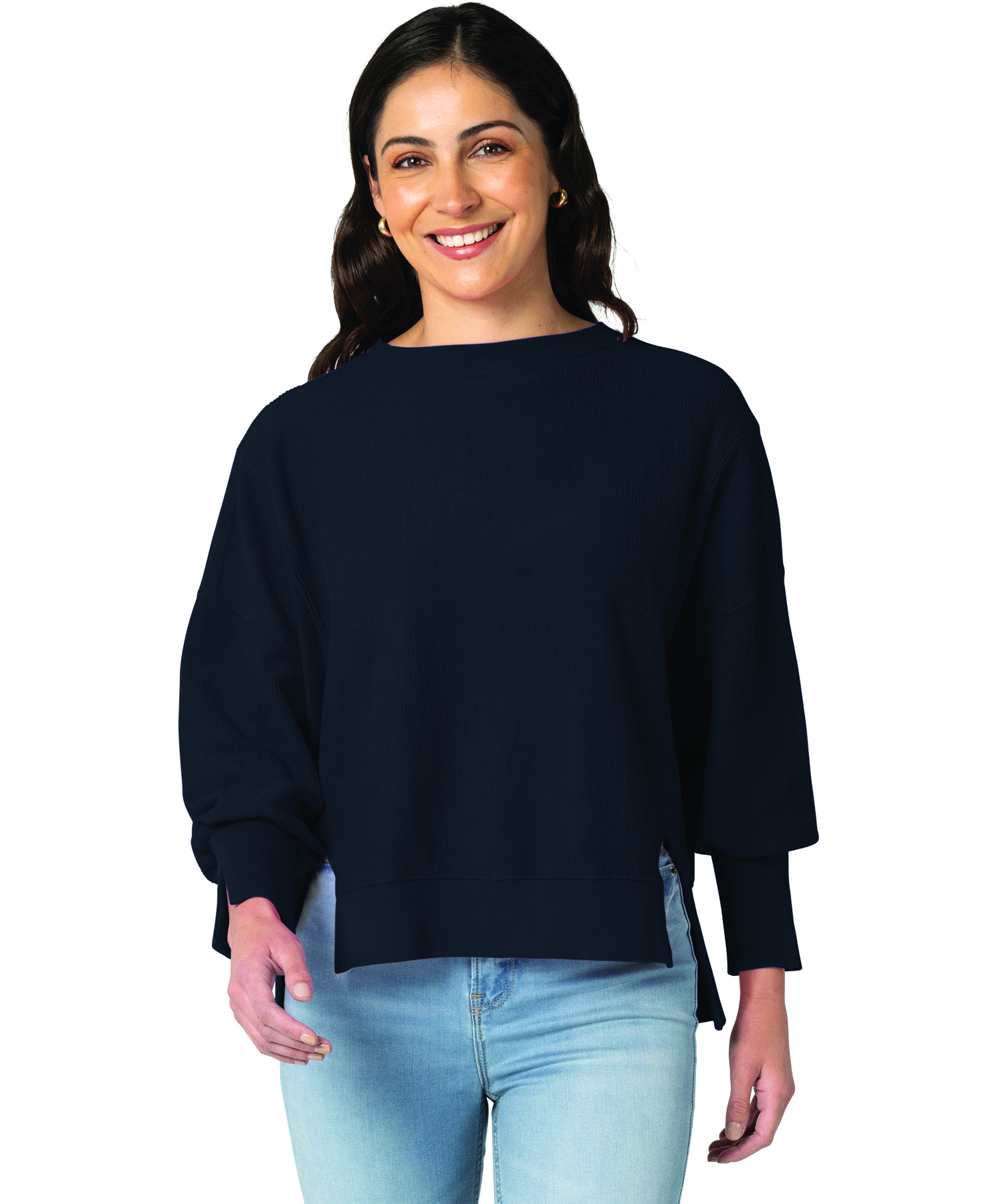Women's Camden Spliced Crew Neck Sweatshirt 29