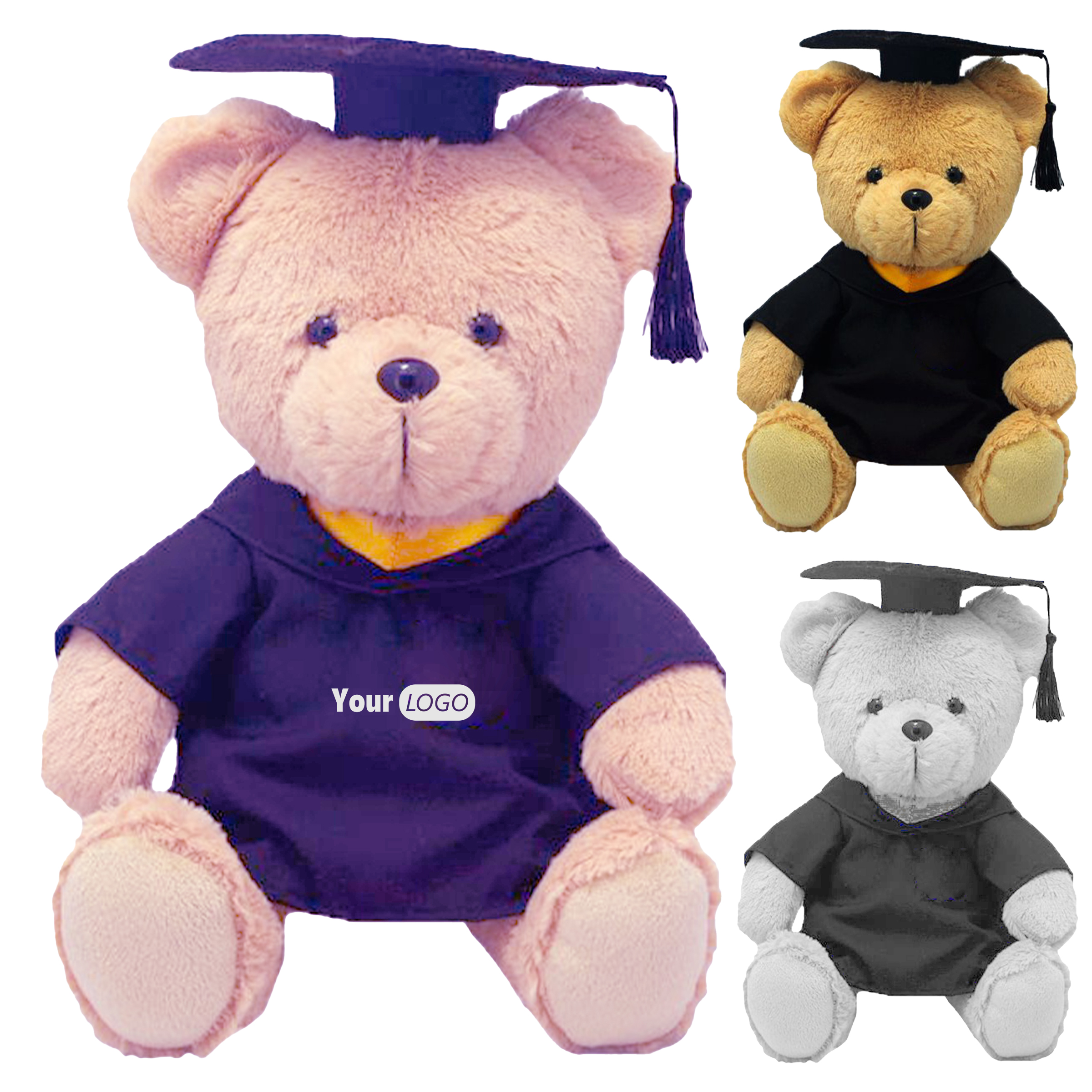 Silicone Custom Graduation Bear Gift 2