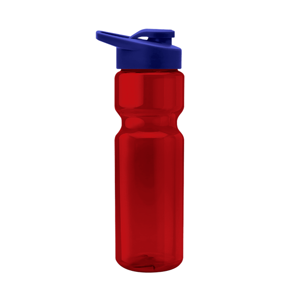 Blazer 28oz Transparent Bike Bottle w/Drink-thru Lid 1049