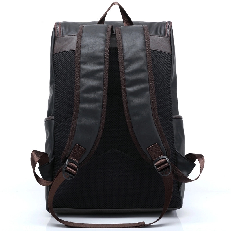 Vintage PU Leather Backpack 8