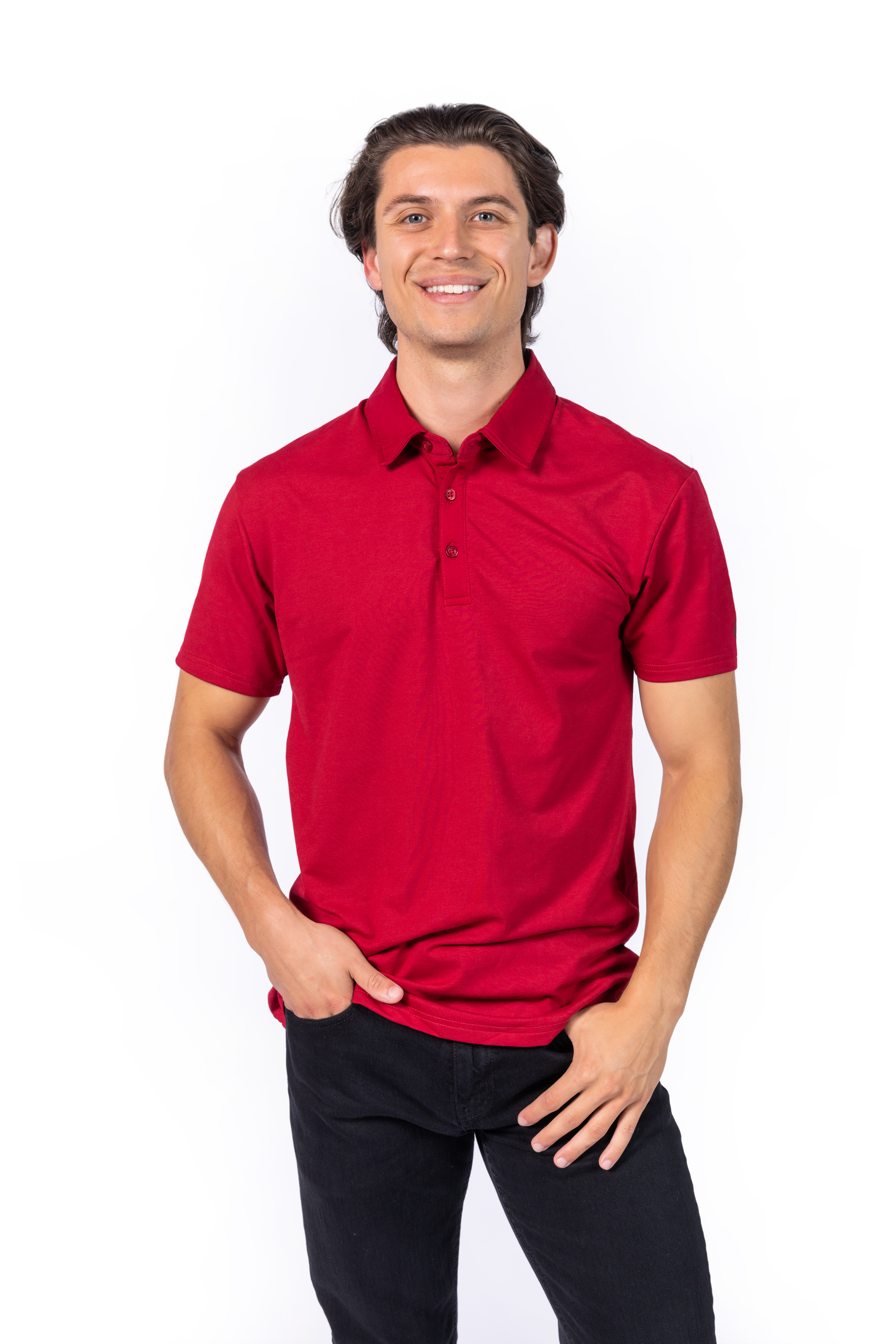 Elemental Men's A-Game Athletic Fit Premium Polo 3