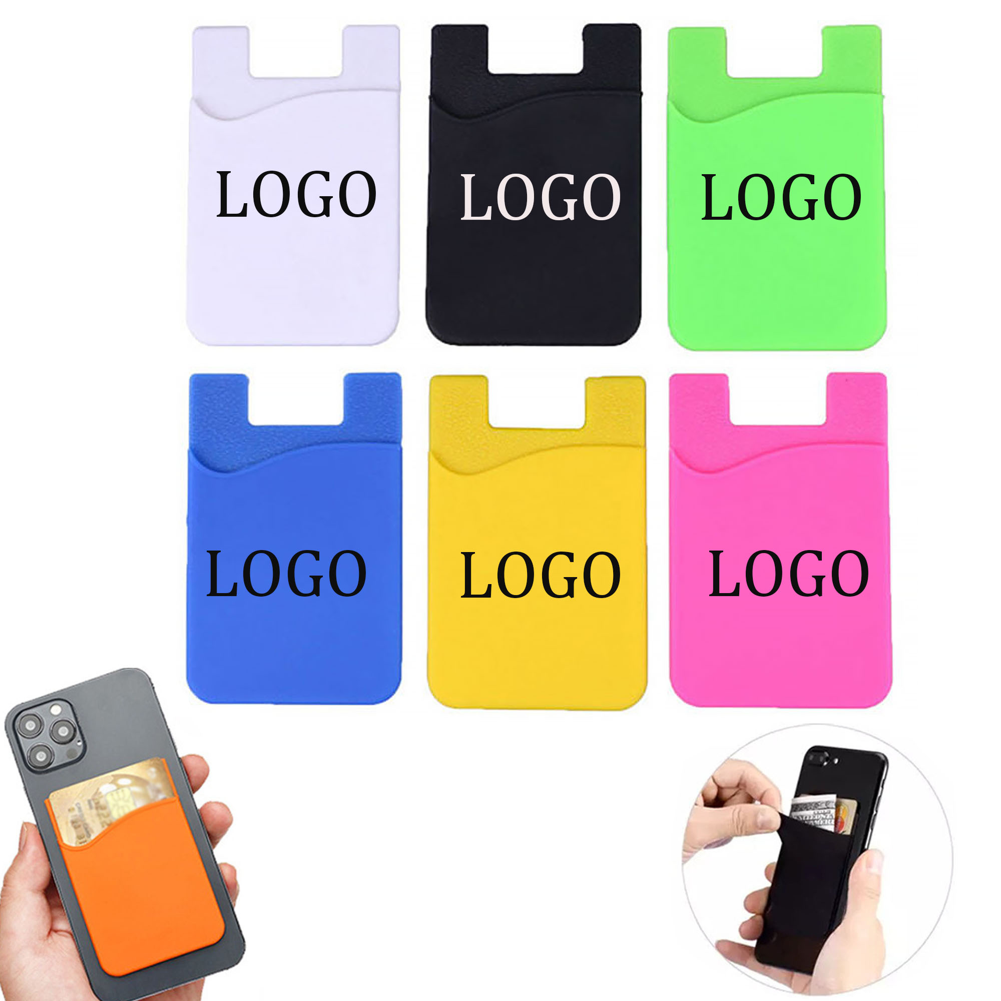 Slim Silicone Smartphone Mobile Wallet 1