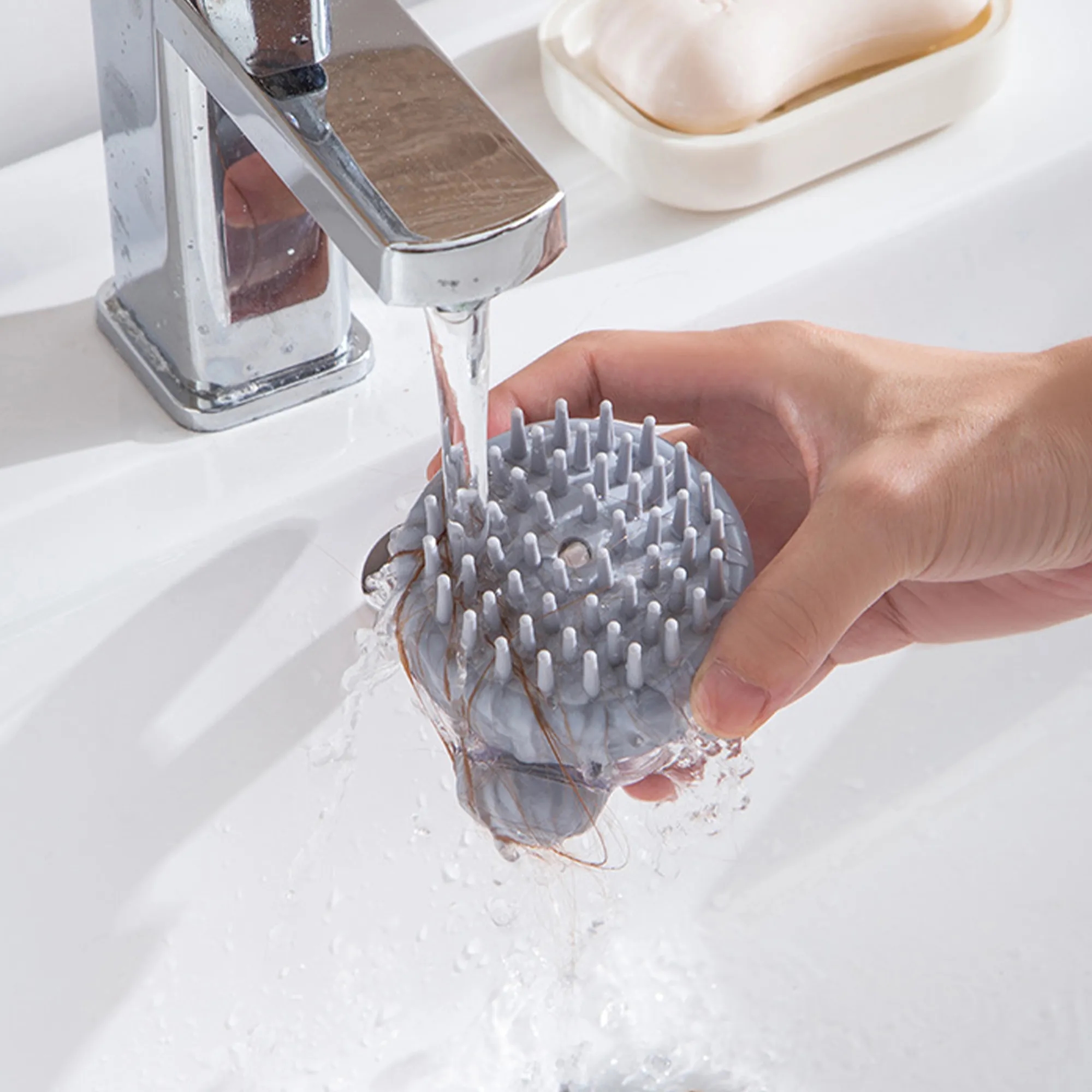 Shampoo Comb For Bath Or Pet Bathing Brush Mas Free Shipping 8