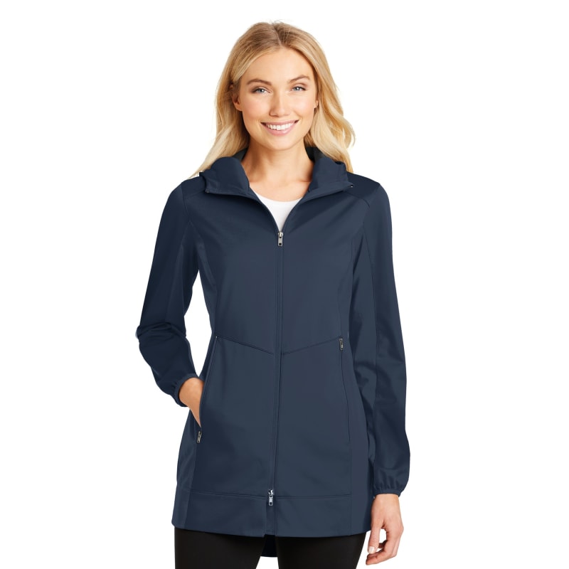 Port Authority Women's Active Hooded Soft Shell Jacket. 20