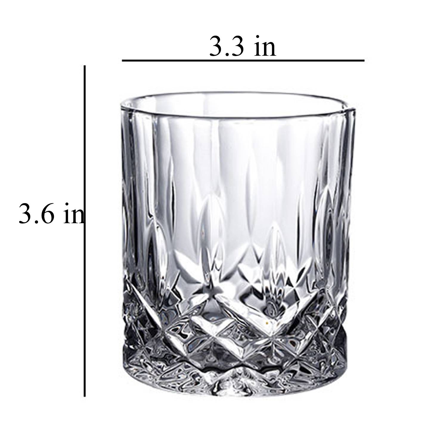 10 Oz Clear Whiskey Glass 5