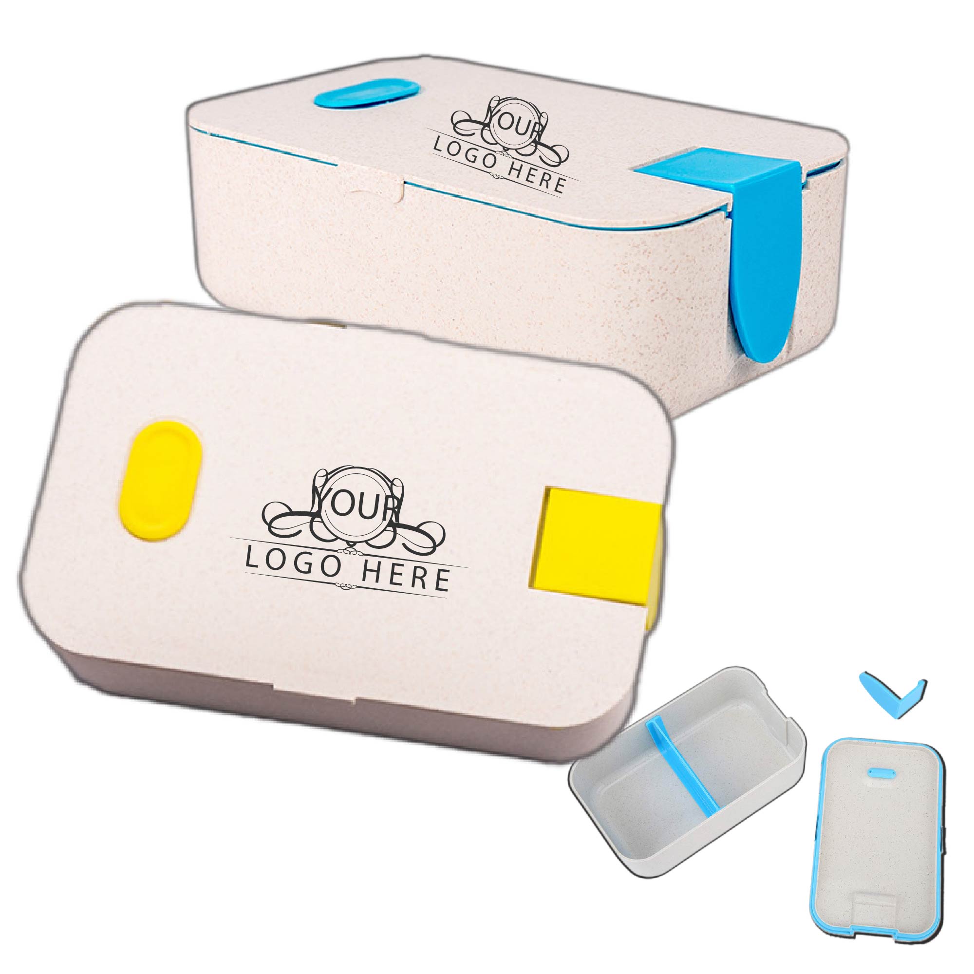 Creative Eco-friendly Portable Wheat Straw Lunch Box 1