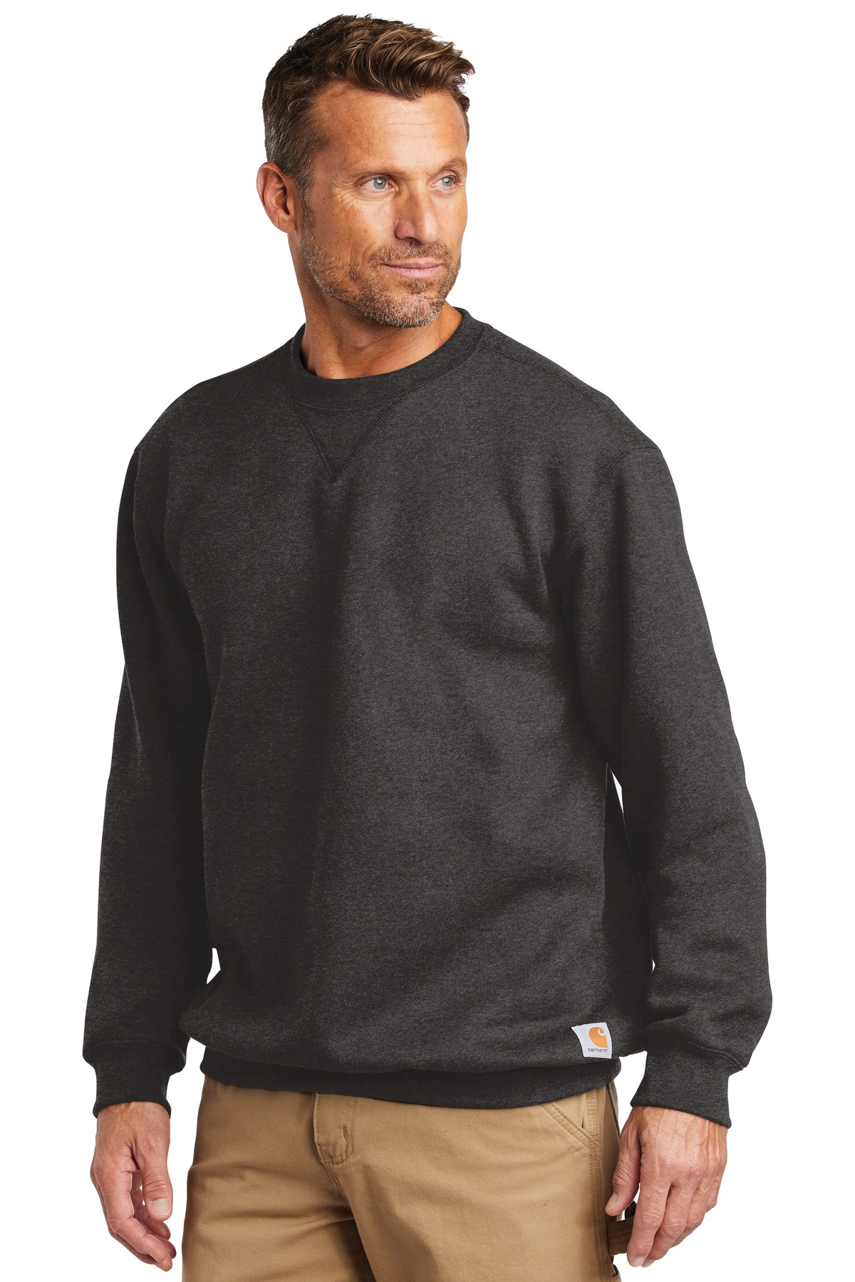Carhartt Midweight Crewneck Sweatshirt. CTK124, custom hoodie or sweatshirt with logo imprint 15