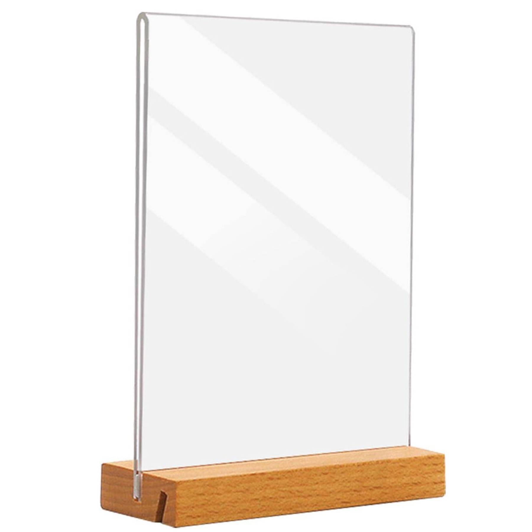 Acrylic Office Postcard Photo Stand Menu Holder 4