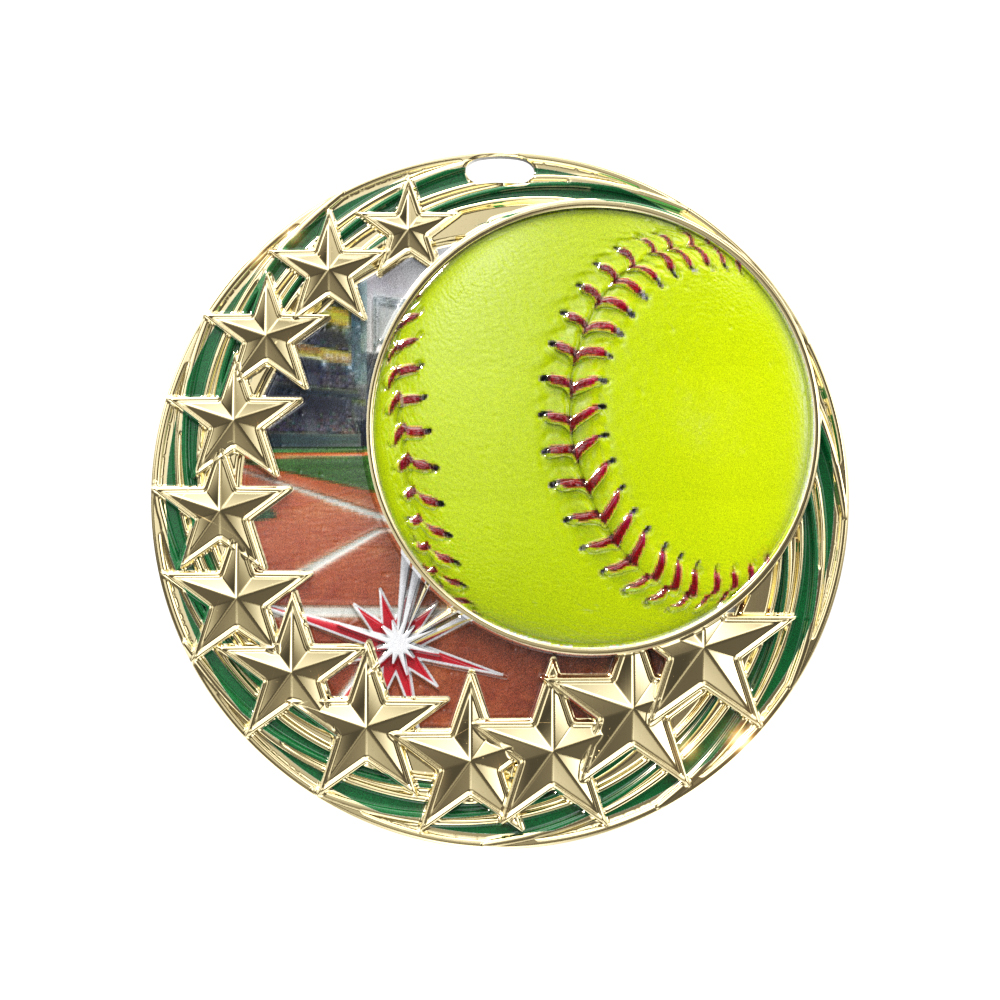 Star Blast Medal - Softball
