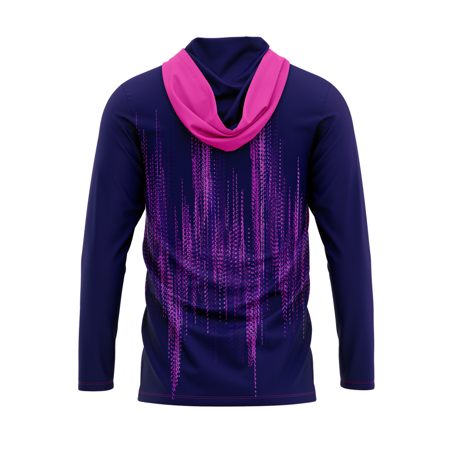 Unisex & Kids' Sublimation UPF Microfiber Long Sleeve Hooded 3