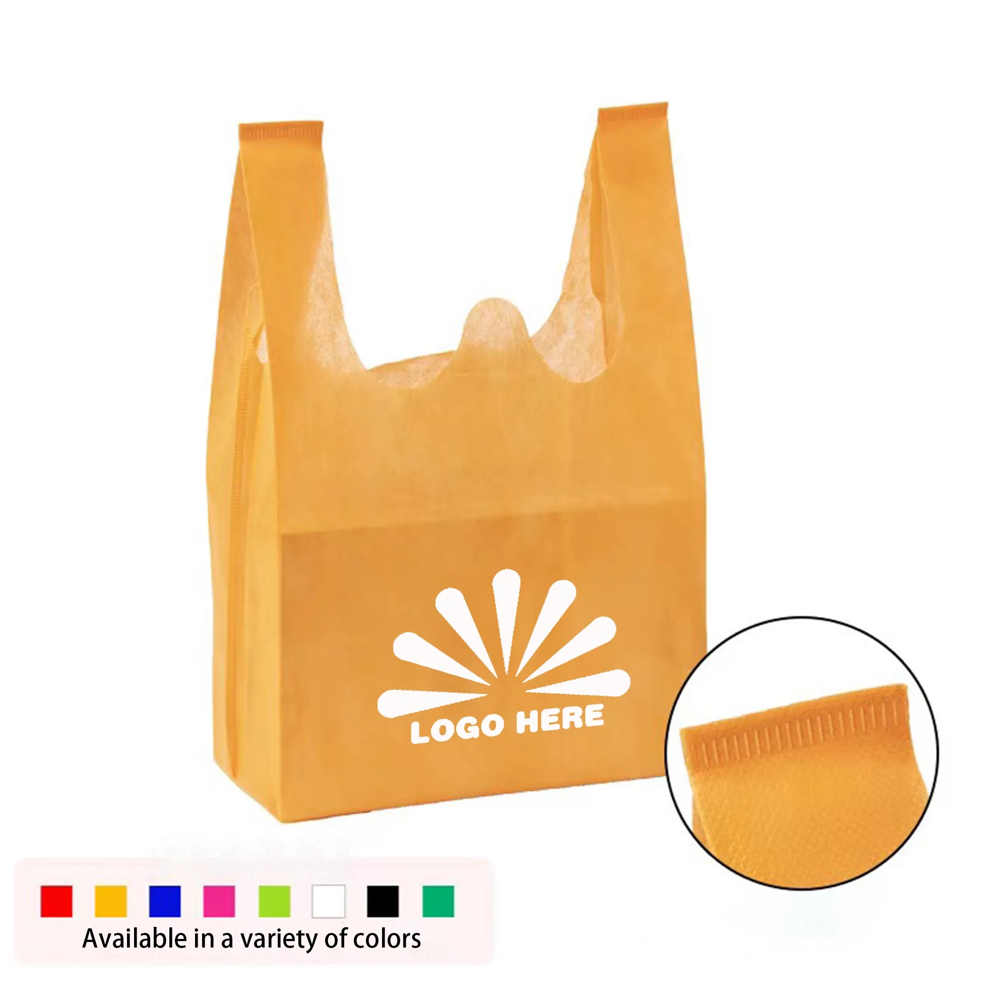 Non-Woven Vest Bag With Customized Logo 3
