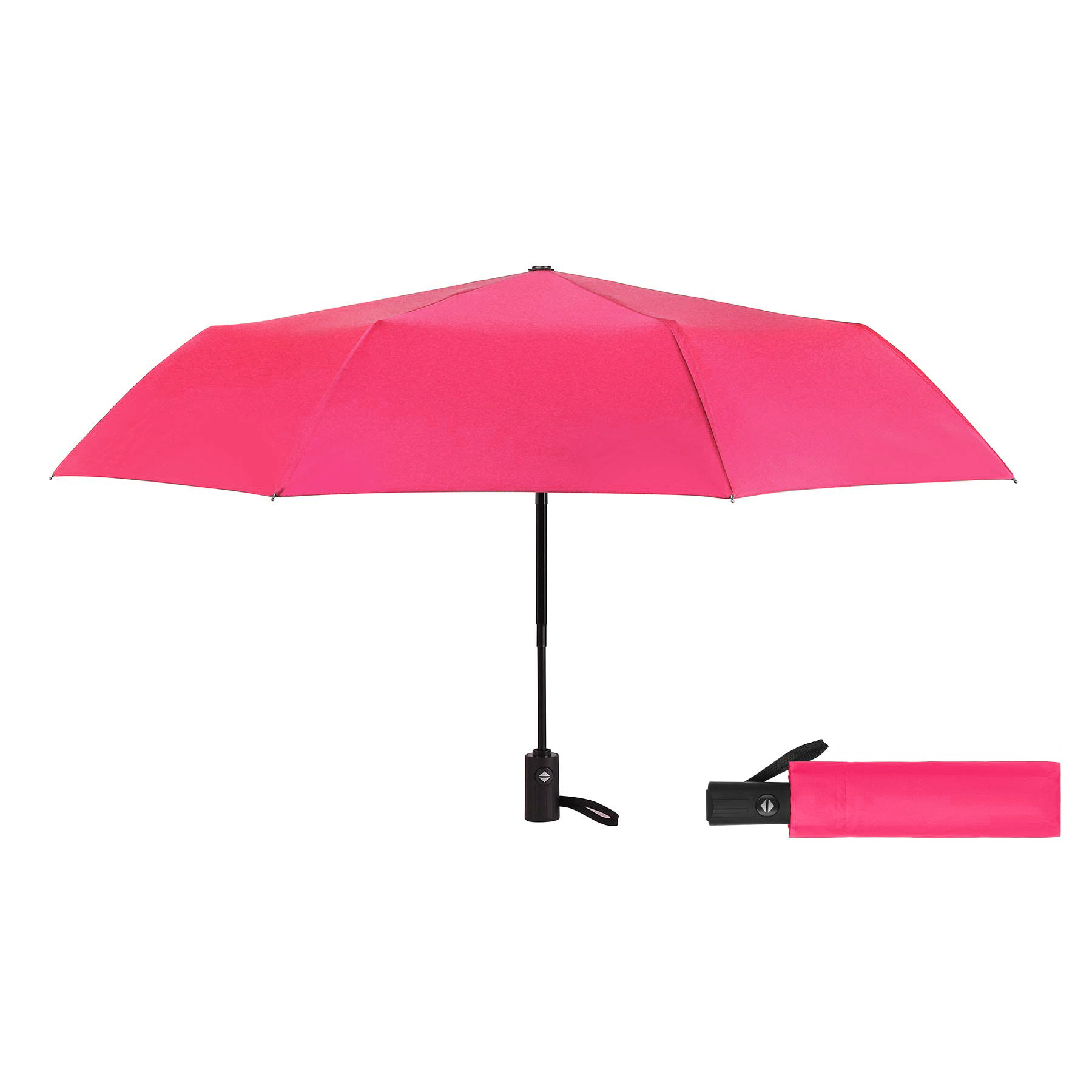 42'' Arc Auto Open+Close Telescopic Folding Umbrella 5