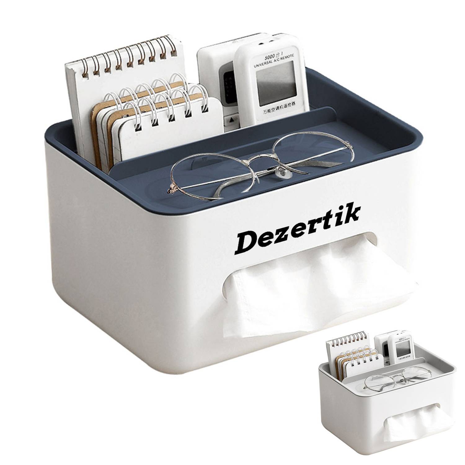 Multifunctional simple home office storage tissue box 4
