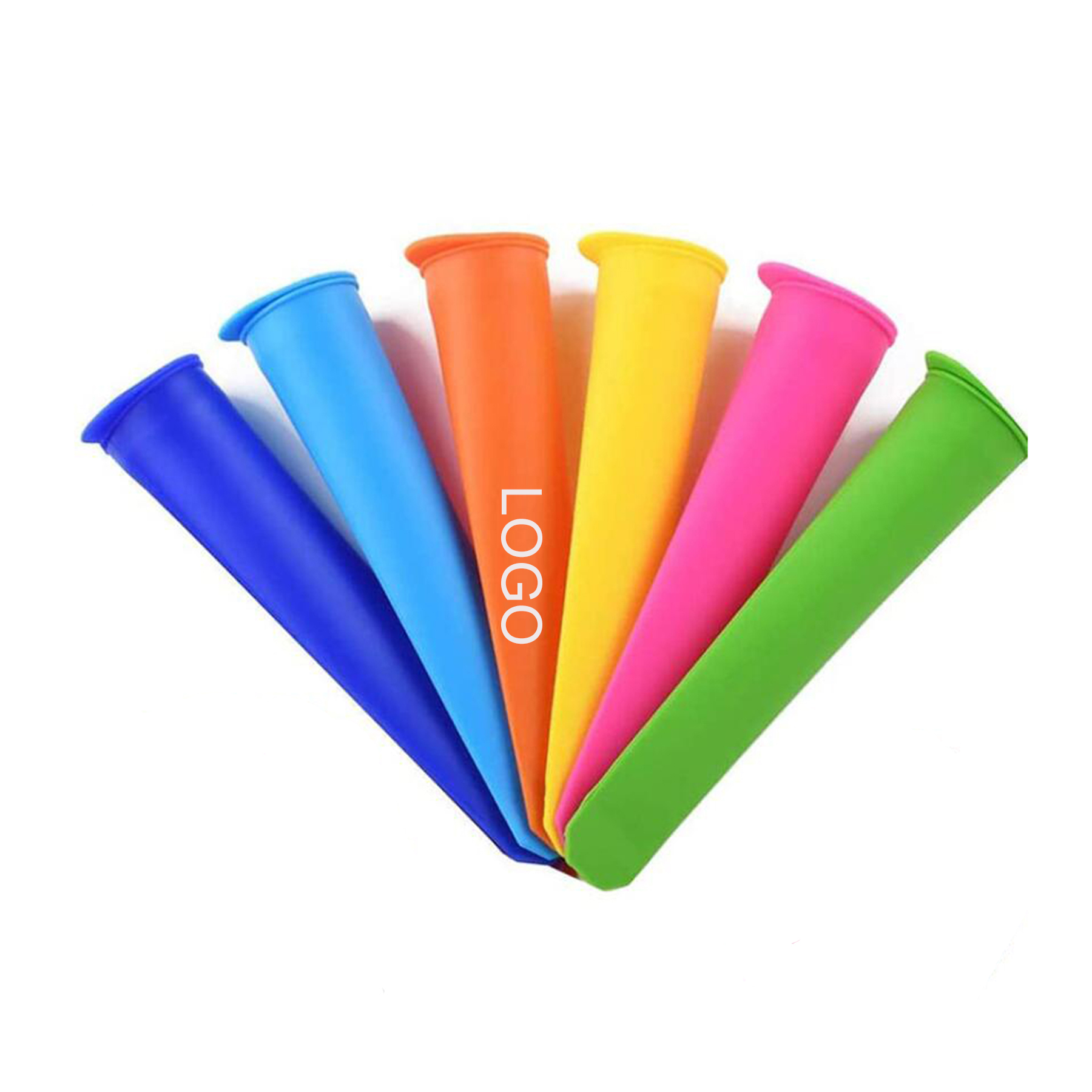 Cylindrical Long Silicone Popsicle Mold 2