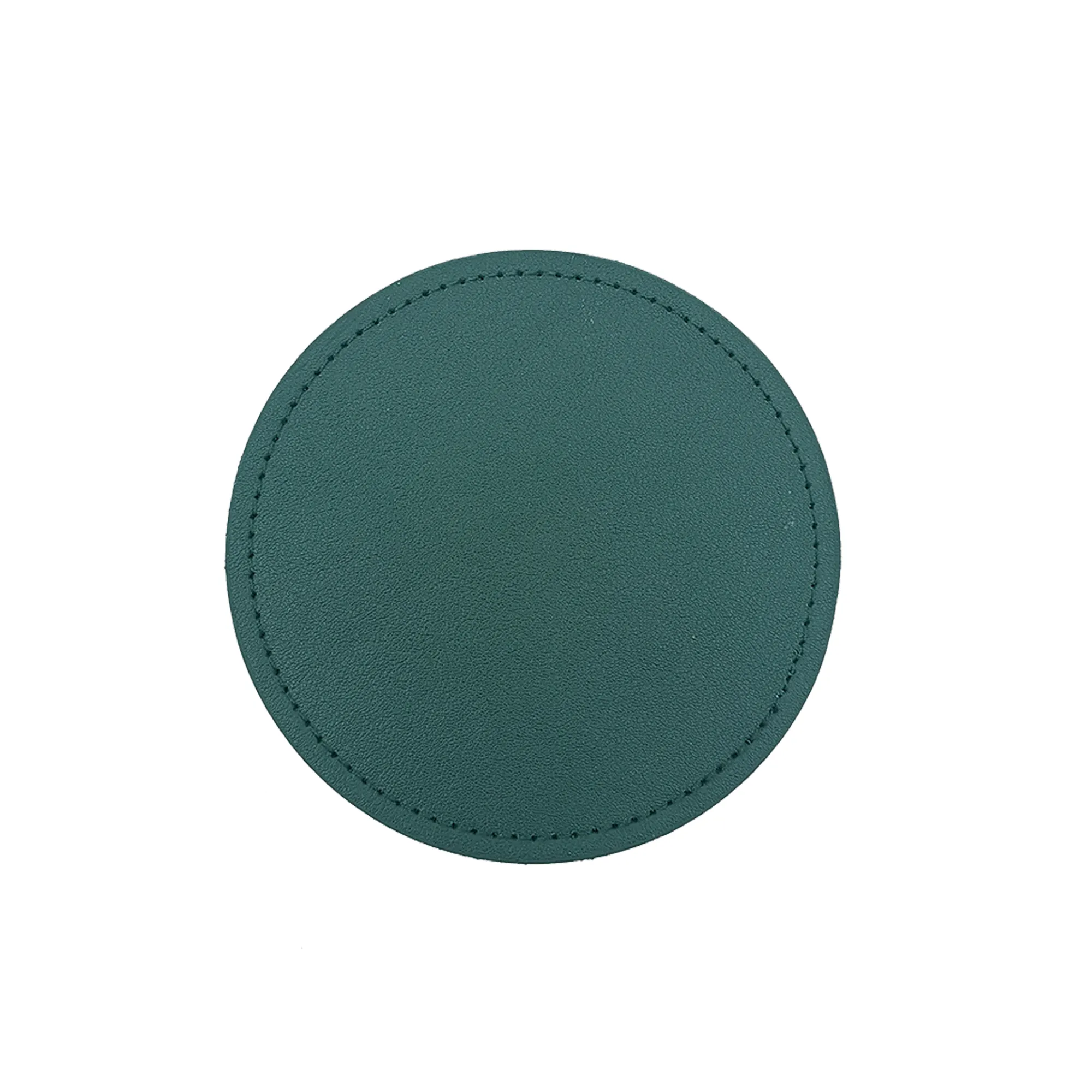 PU Leather Premium Round Coaster 3