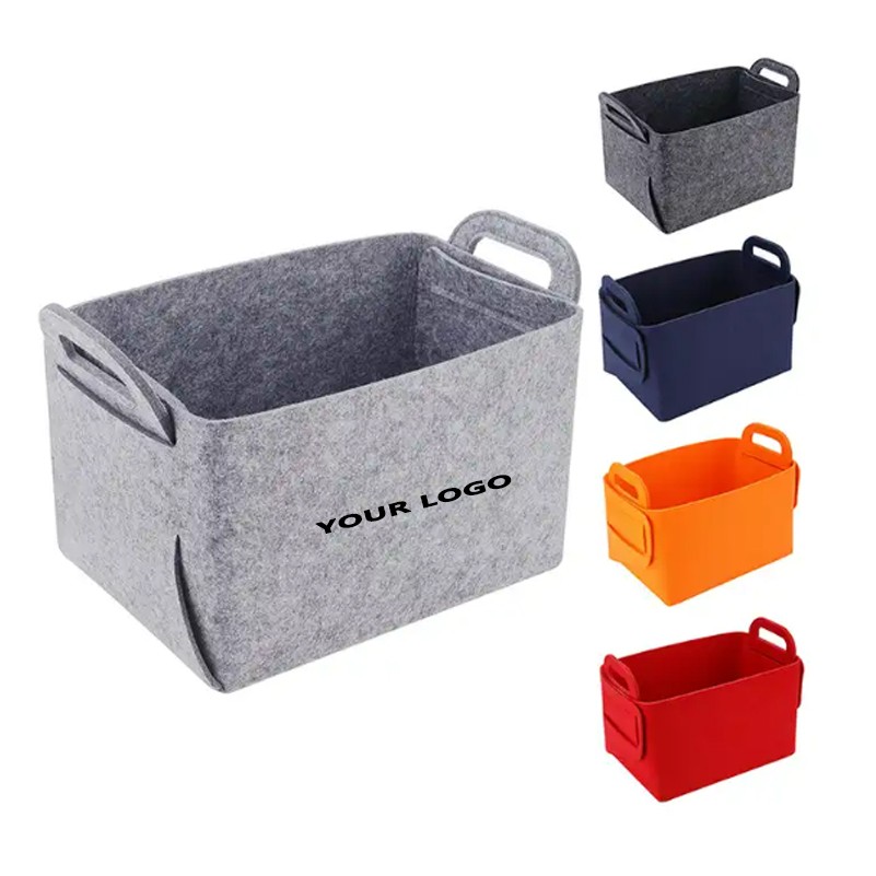 Folding Basket Organizer with Carry Handles 4