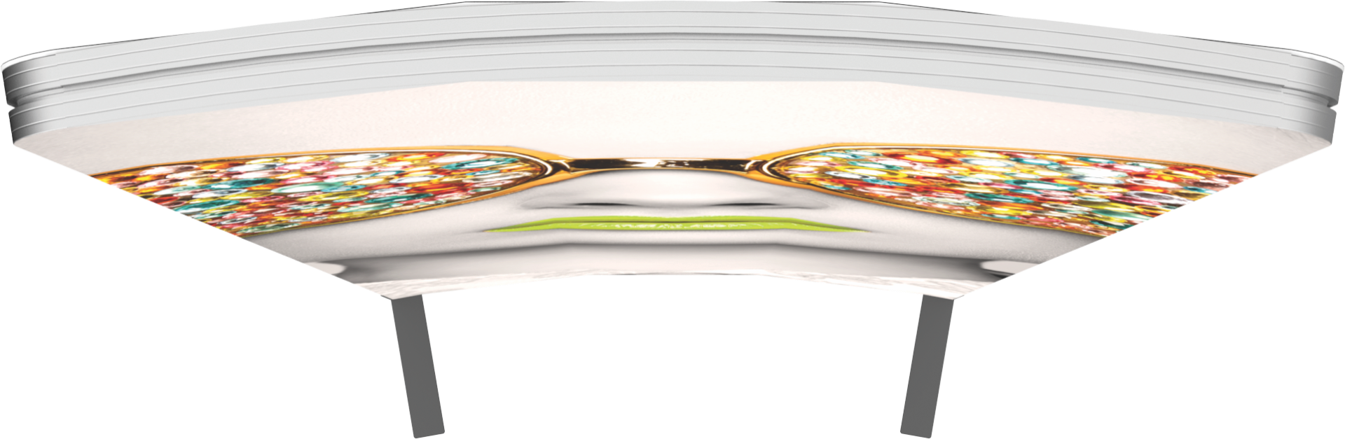 Vector Frame Curved 01 Fabric Banner Display 2