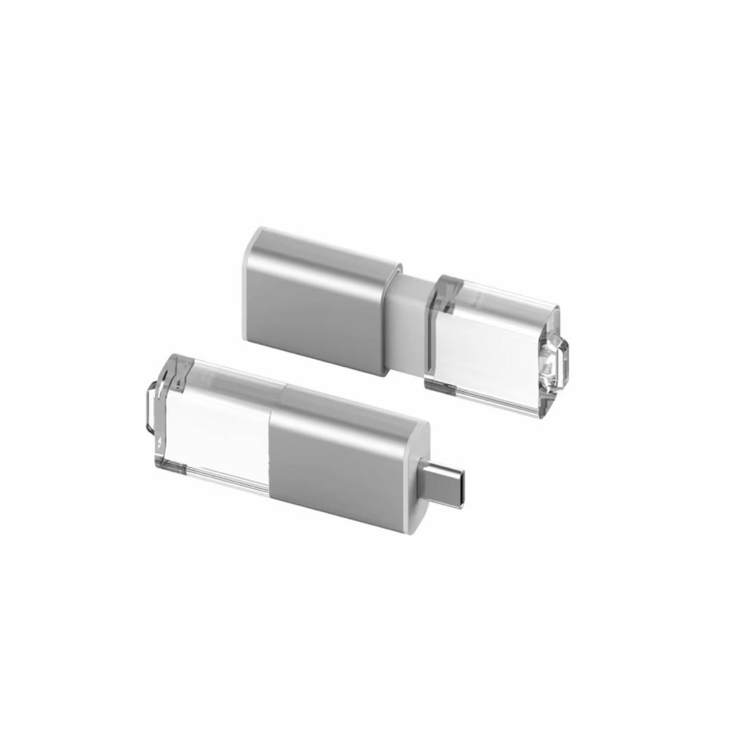 Slide Type-C LED OTG USB Flash Drive 8