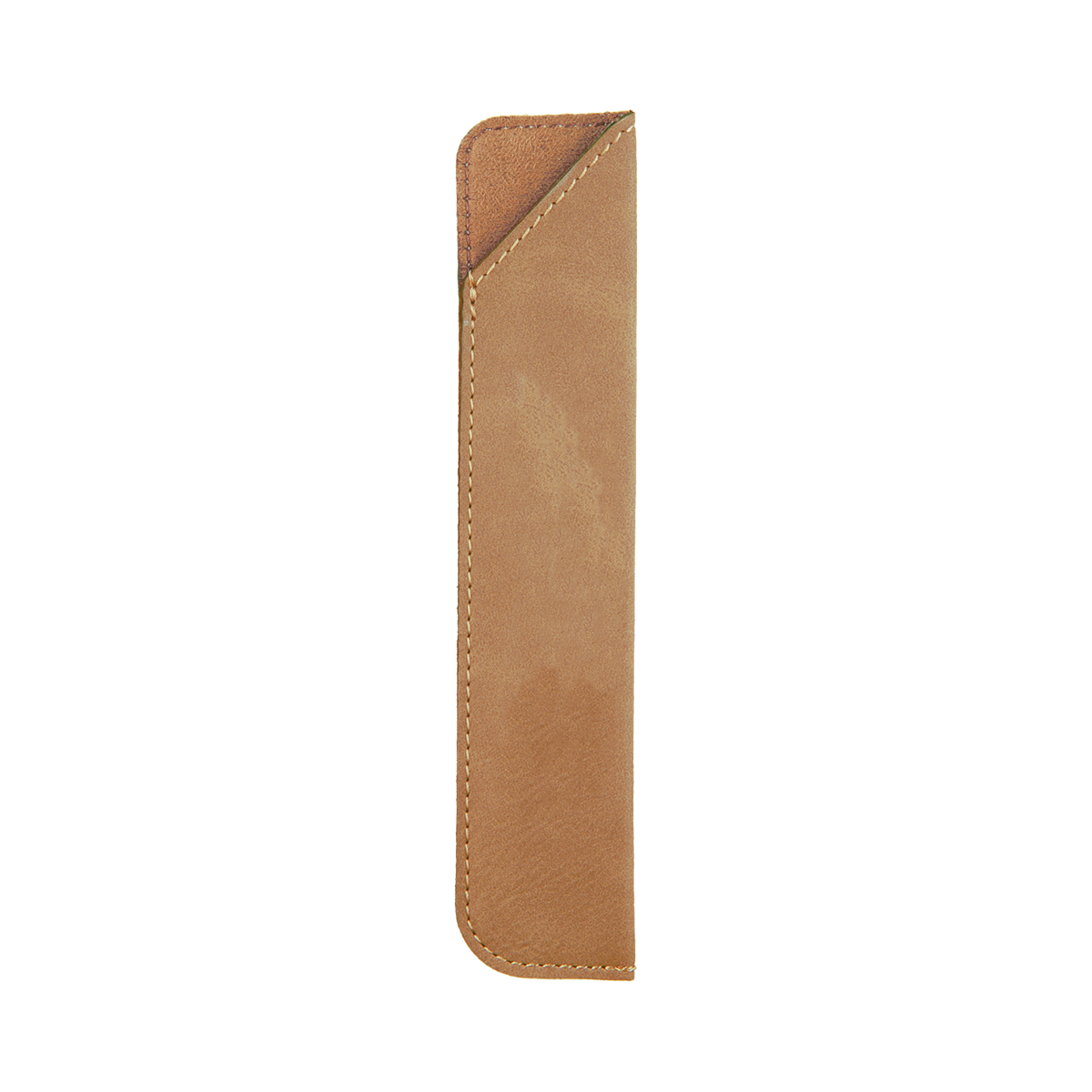 Light Brown Leatherette Pen Sleeve 3