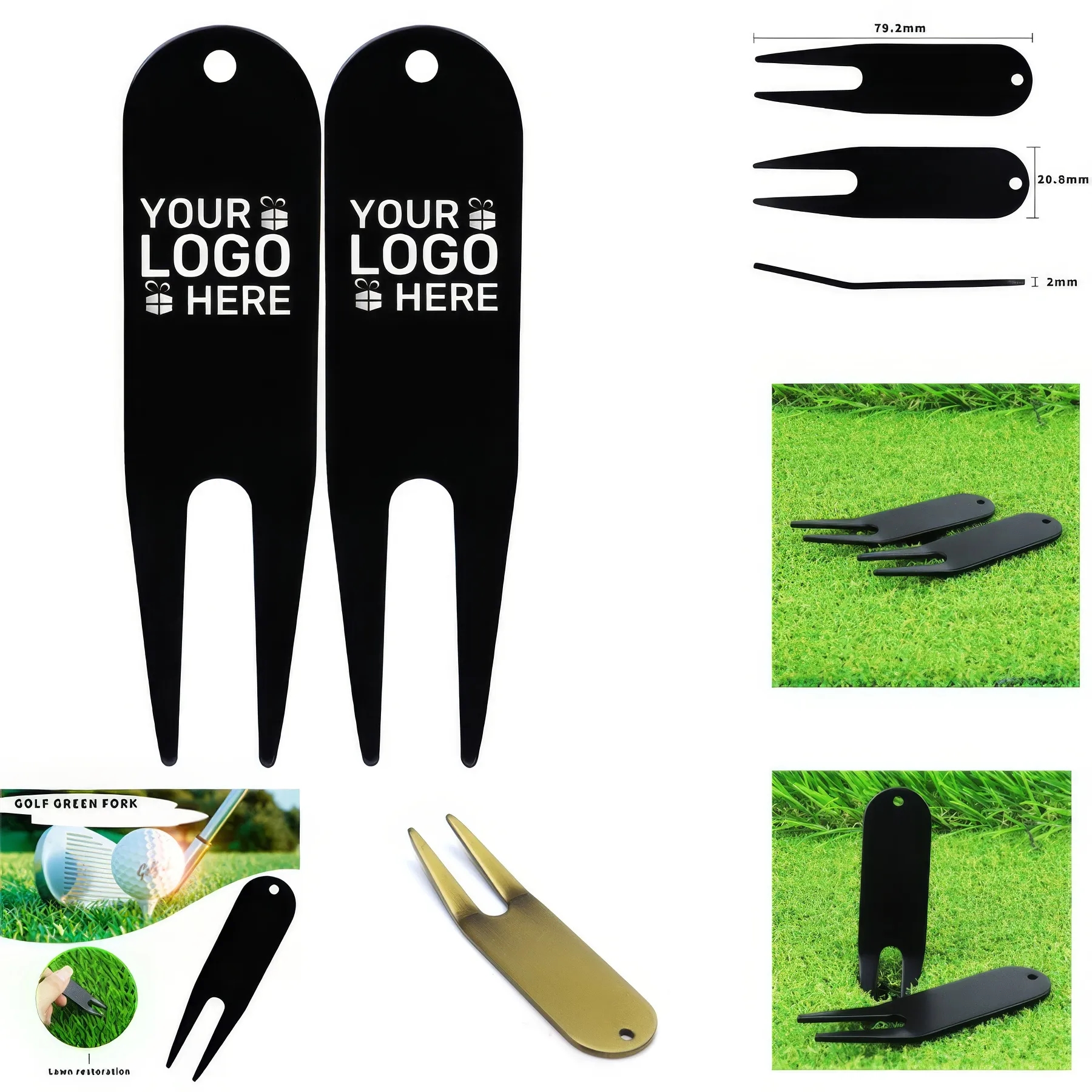 Stainless Steel Golfs Tools 2