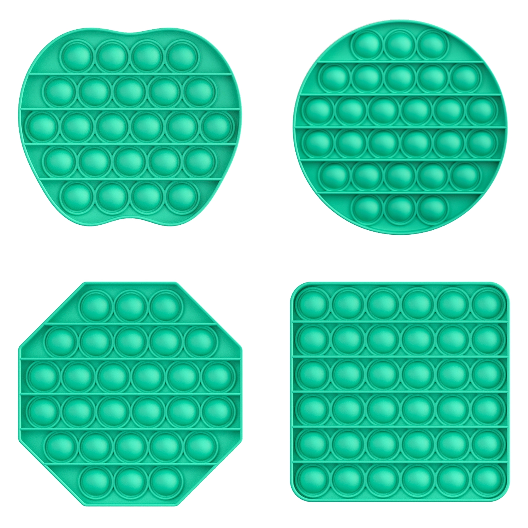 Silicone Push pop Bubble Fidget Toy Relieve Emotional Stress 2