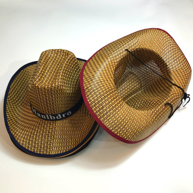 Natural Cowboy Straw Hat 2