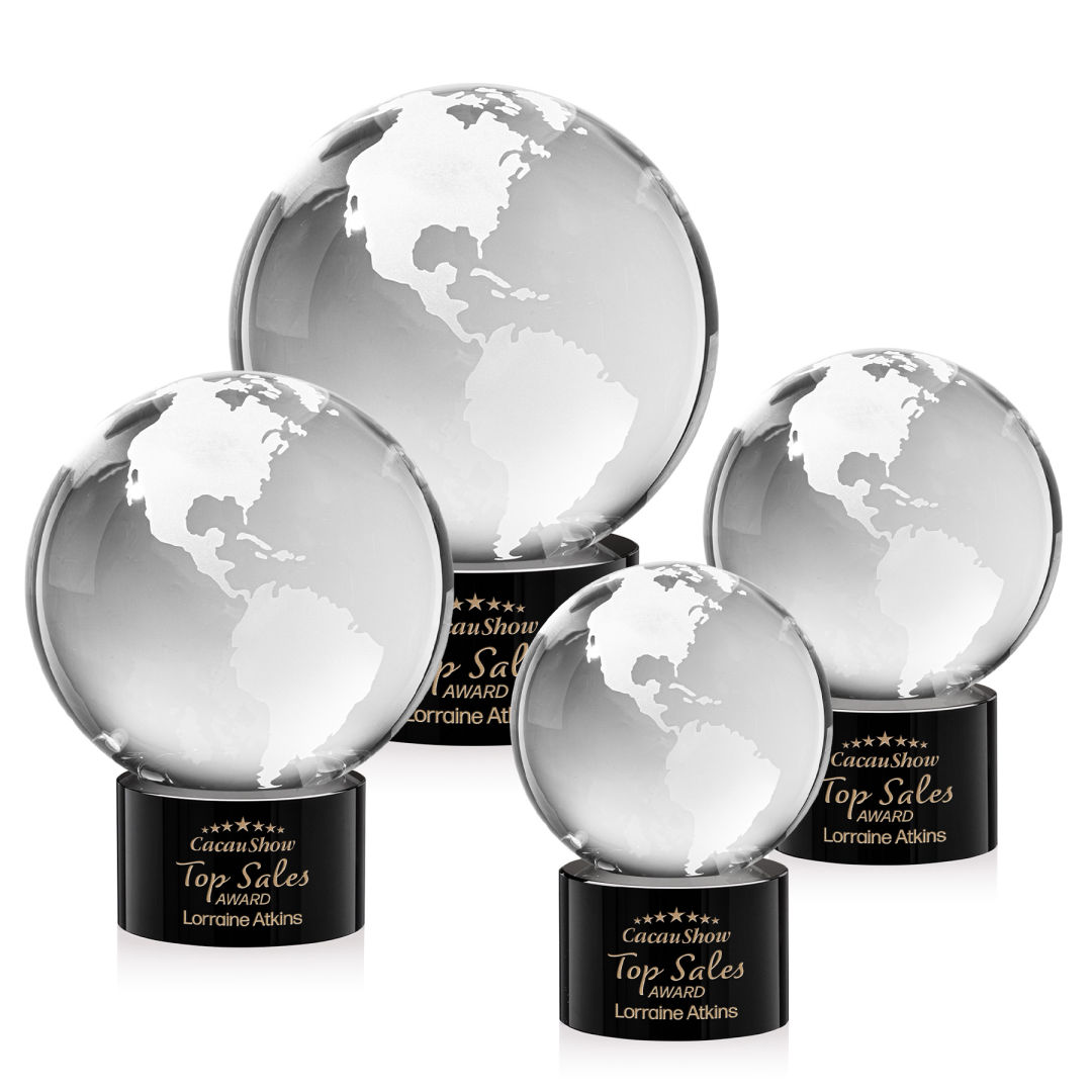 Globe Award on Marvel Base - Black 14