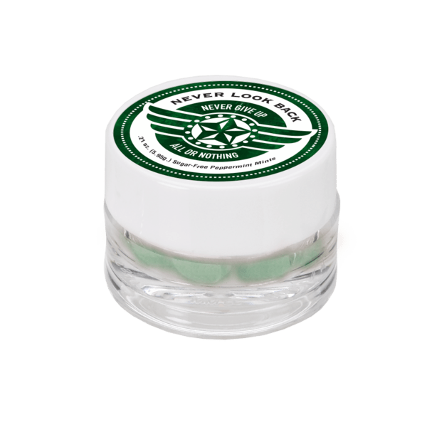 1" x 1 1/2" Single Jar Cap with Mints 4