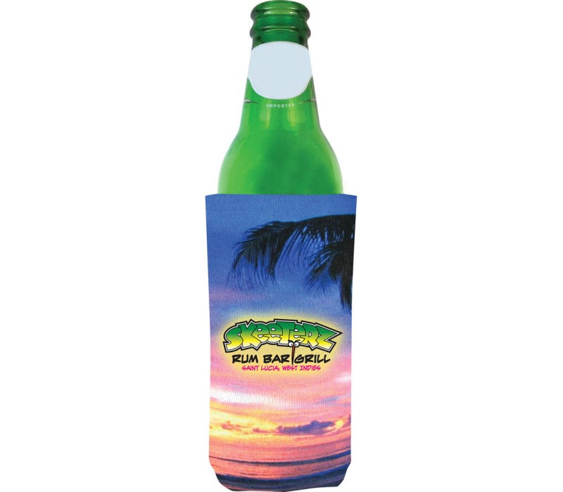 Full Color Foam Bottle Cooler, 12 oz. 1