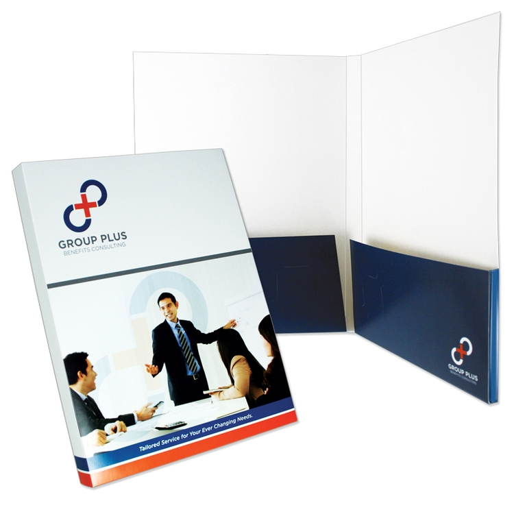 Extra Capacity Box Pocket Presentation Folders 3