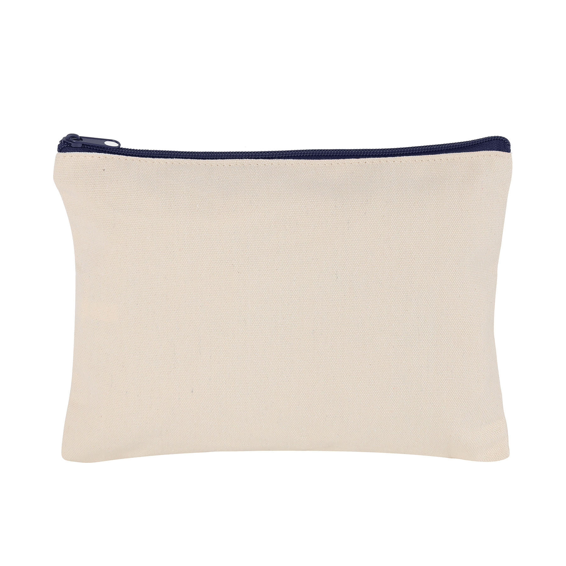 Large Travel Cotton Canvas Zip Pouch 13