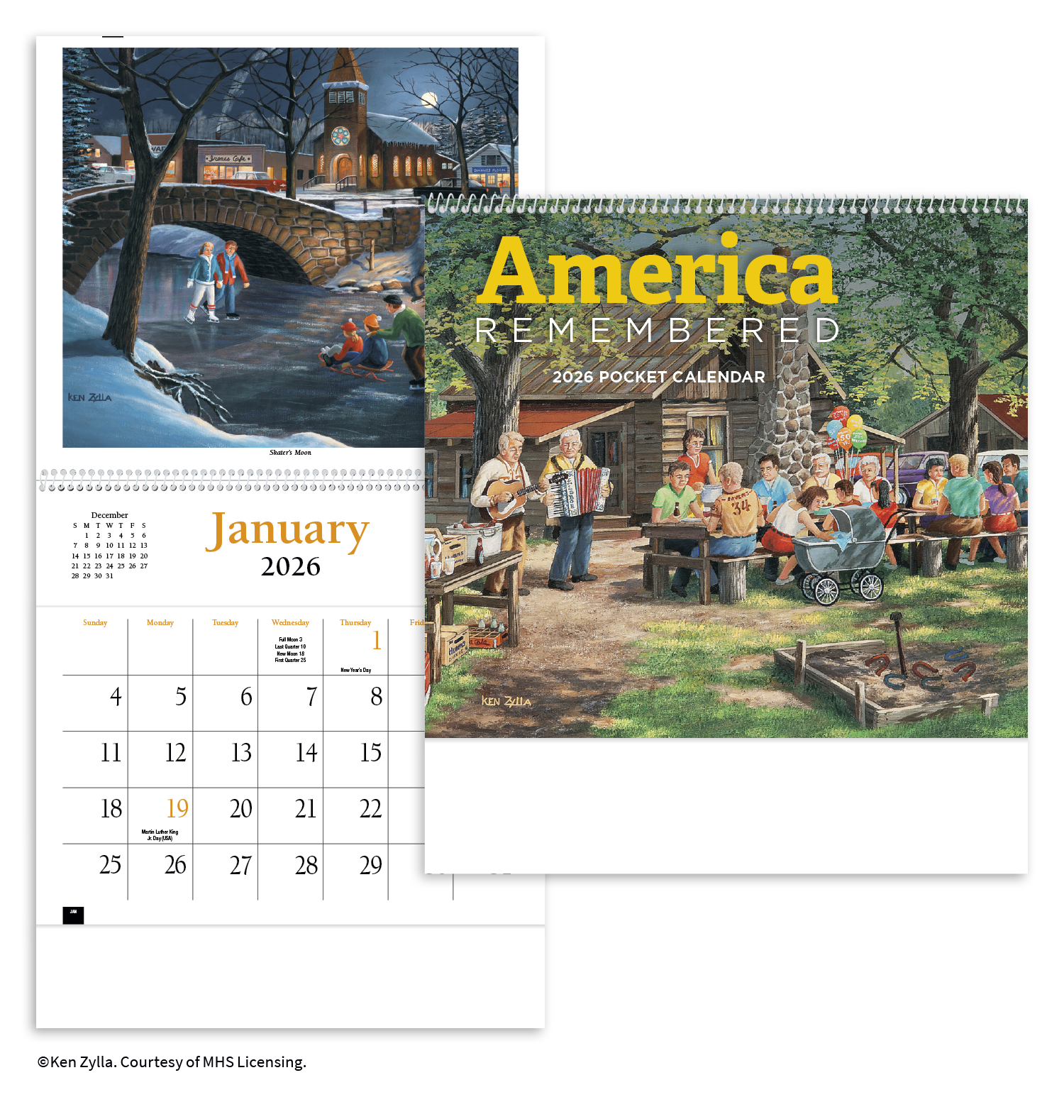 HotLine® Products America Remembered Pocket Calendar 7