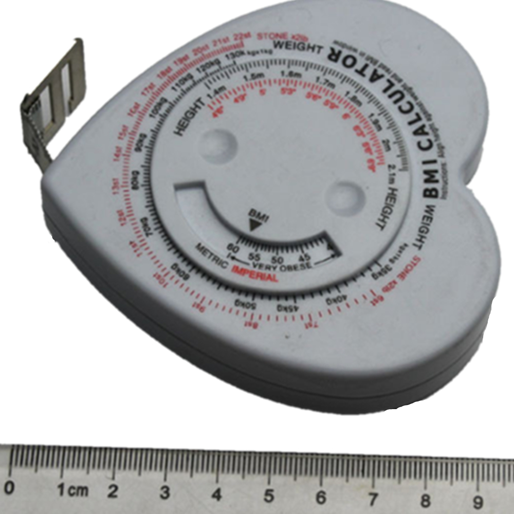 Heart Shape Tape Measure w/BMI Scale 2