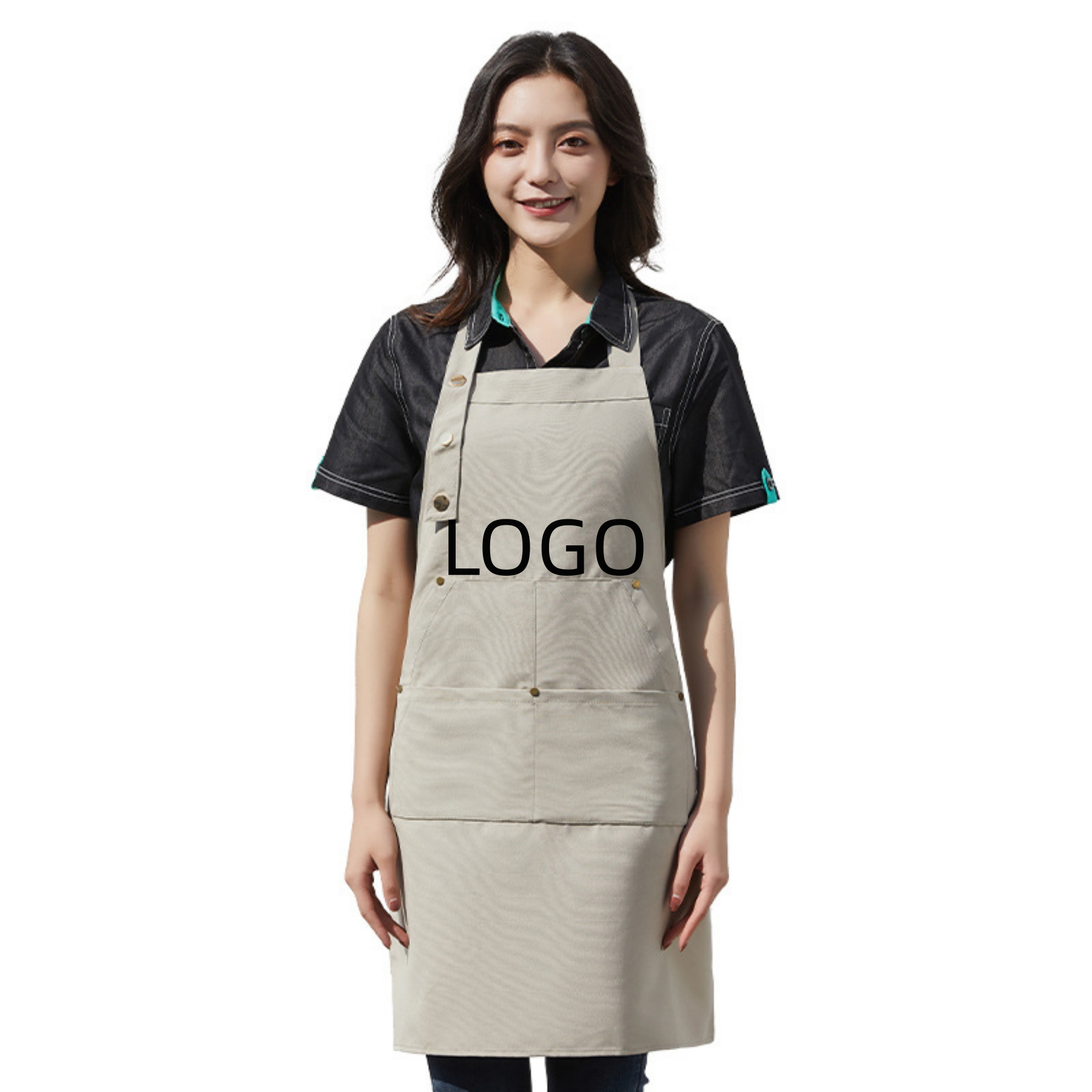 Heavy Cotton Canvas Pocket Apron 3