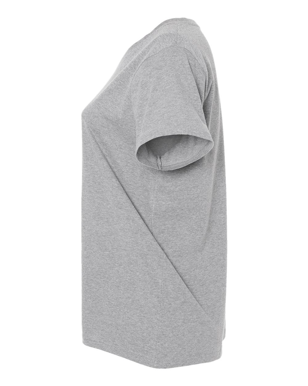 Women's Curvy Collection Fine Jersey V-Neck Tee - 3817 37