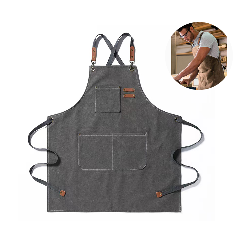 Waterproof Canvas Apron w/ Pocket 2