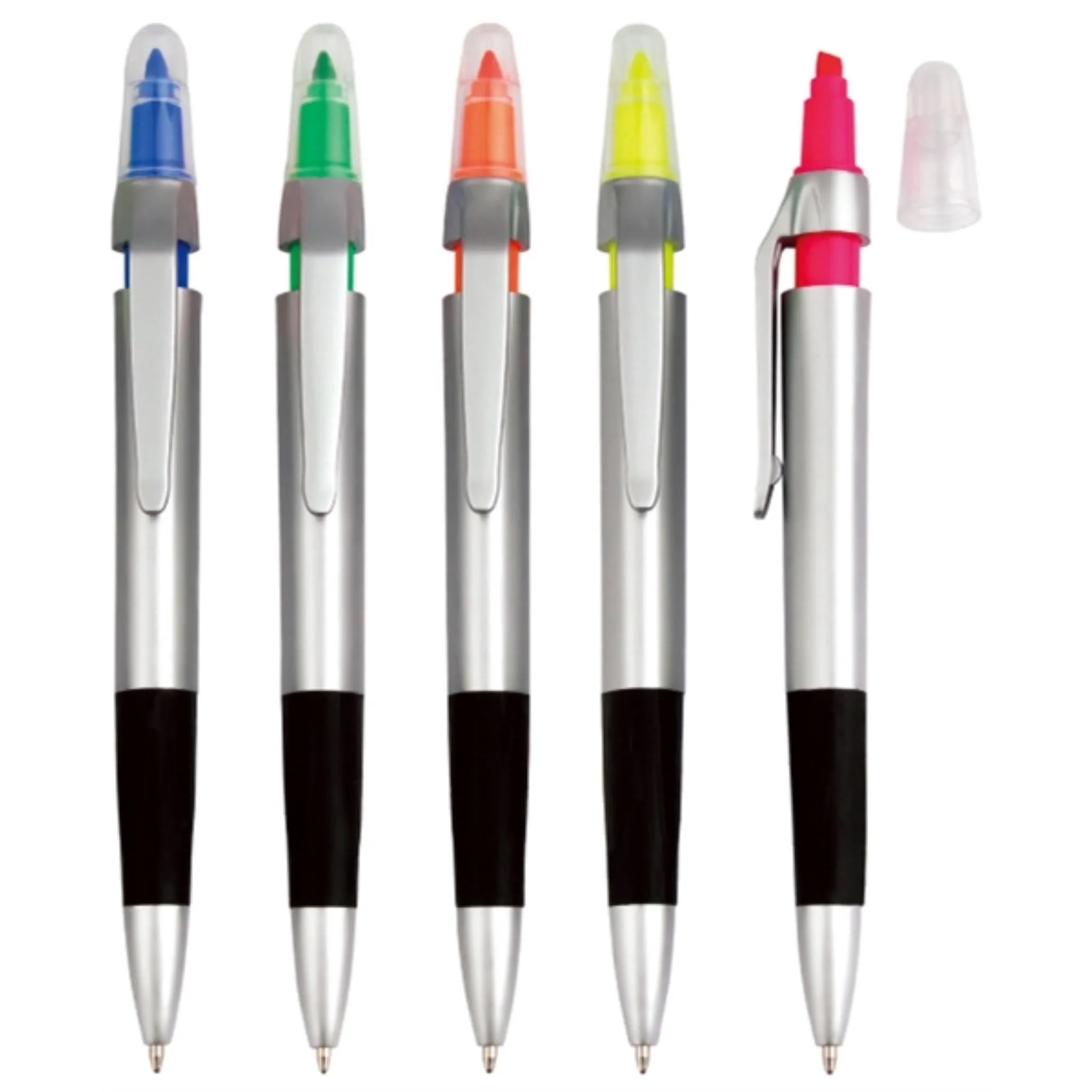 Slim Highlighter with Ballpoint Pen 1