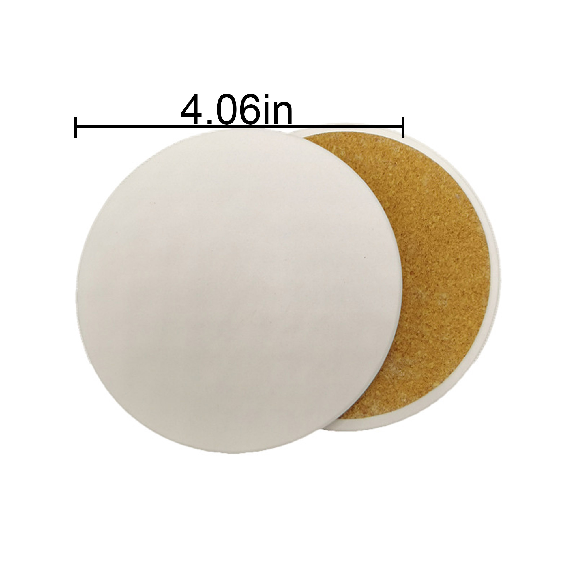 MOQ 10 pcs Ceramic Coaster 3
