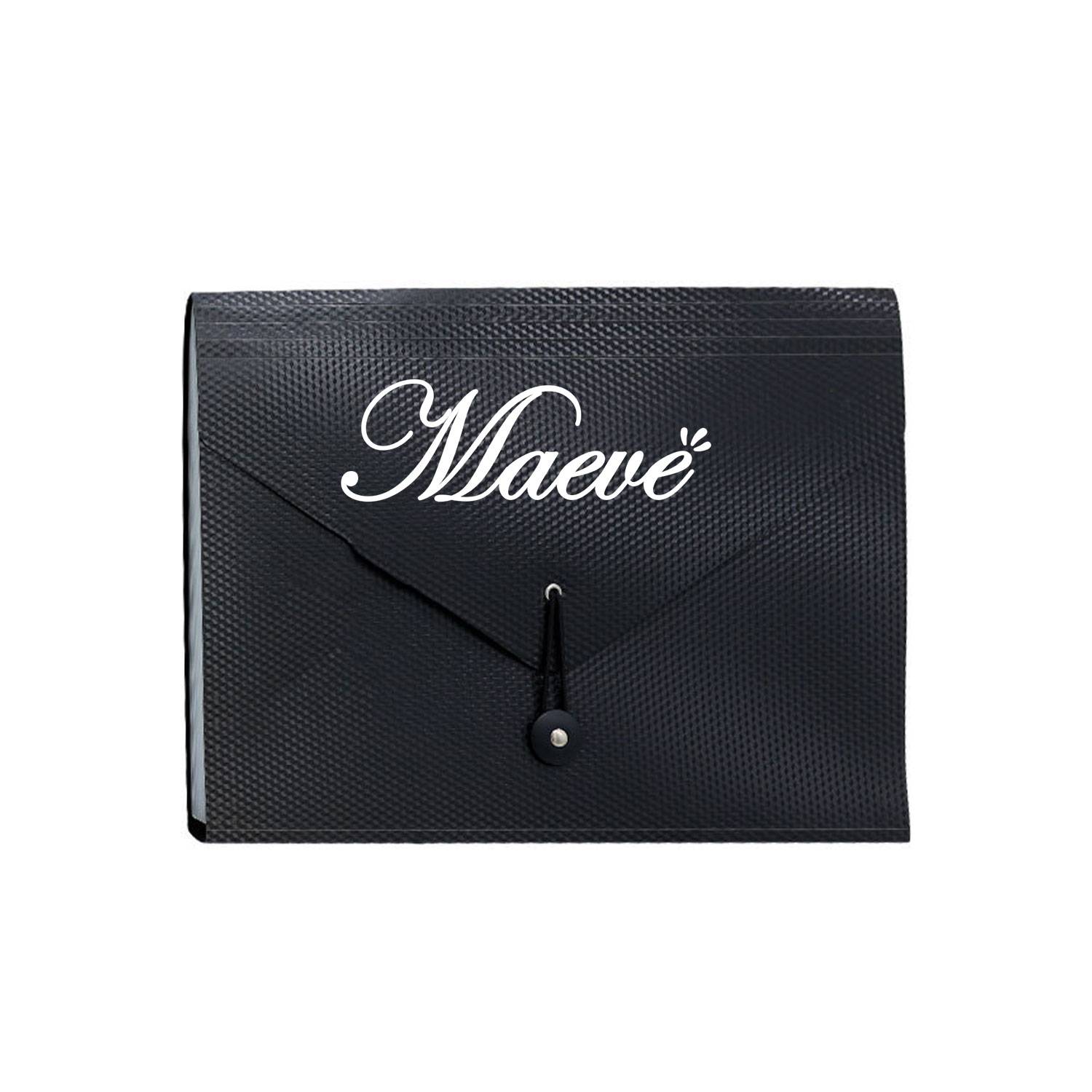 Accordion File Organizer with Elastic Closure 9