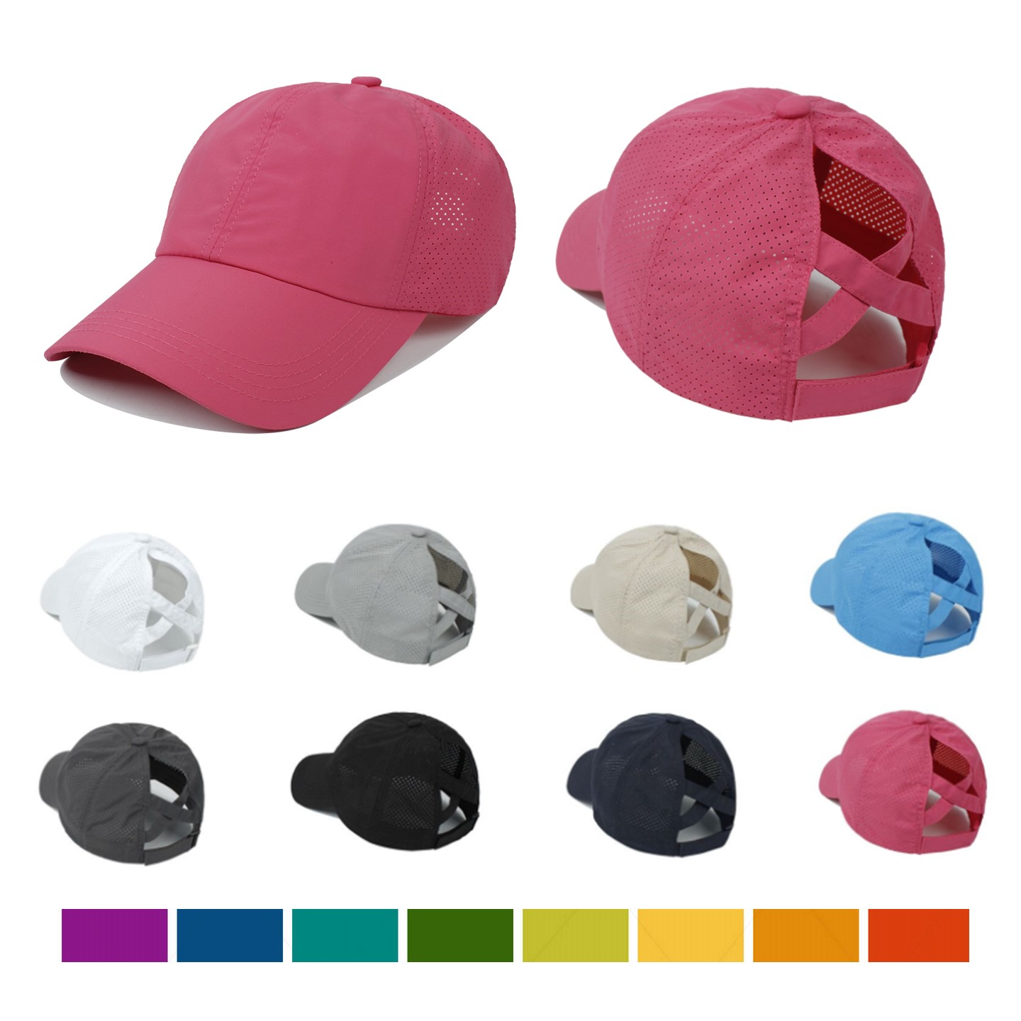 Dry Fit Ponytail Baseball Cap 3