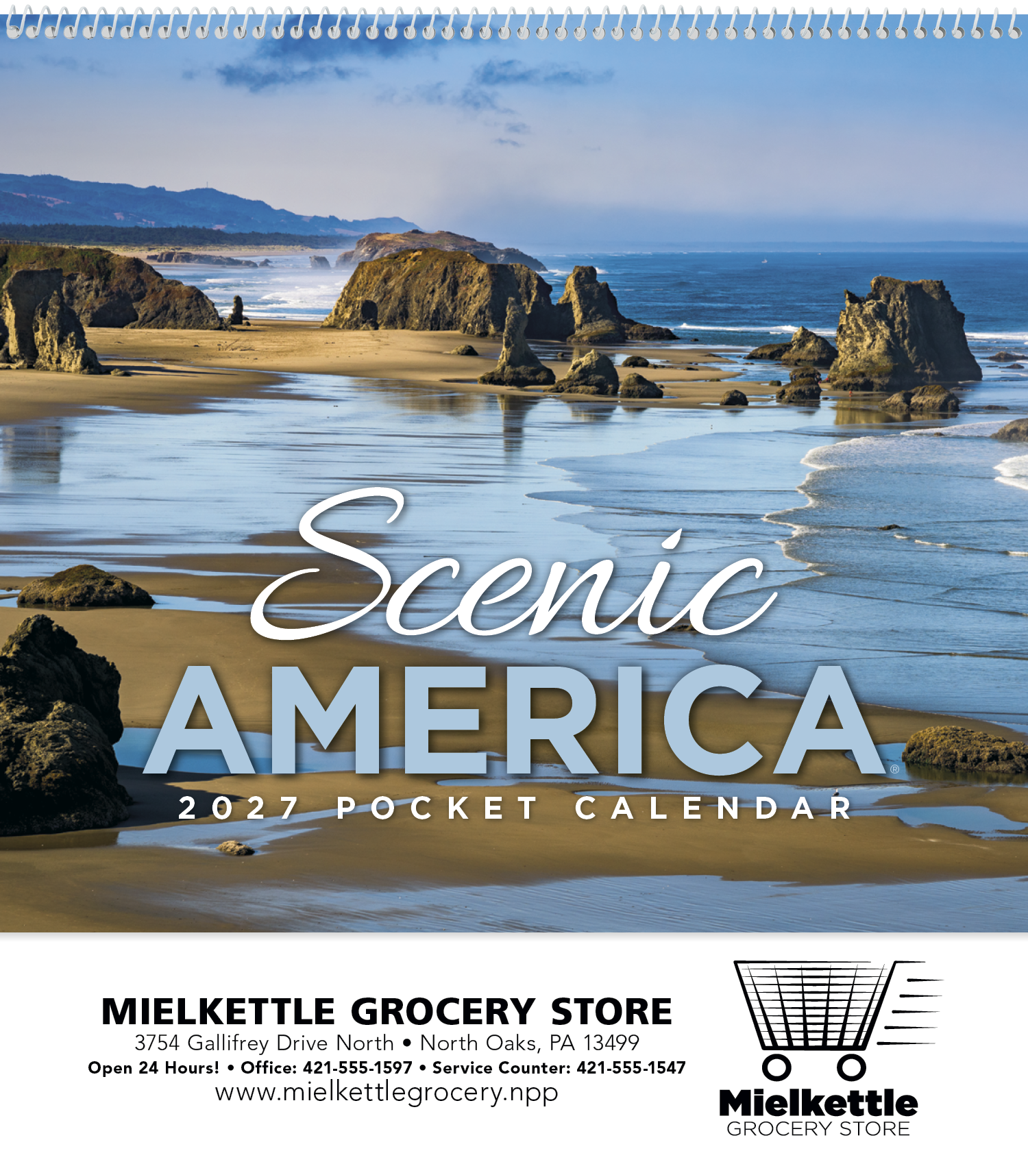 HotLine® Products Scenic America® Pocket Calendar 23
