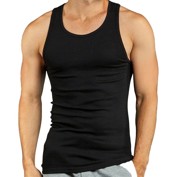 Men's Tank Tops - Black & Gray Size M 3 Pack 1