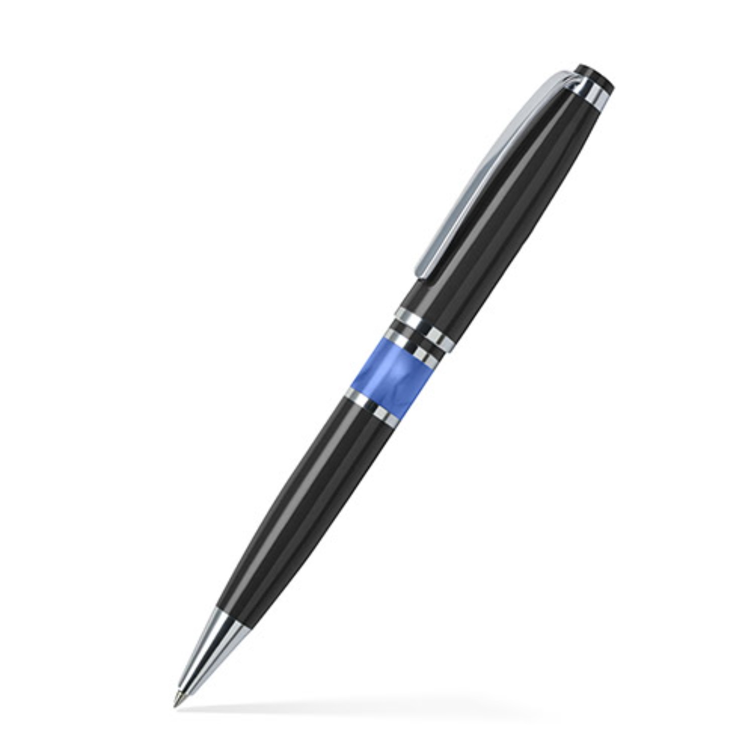 Resin Accented Brass Ballpoint Twist Metal Pen 17