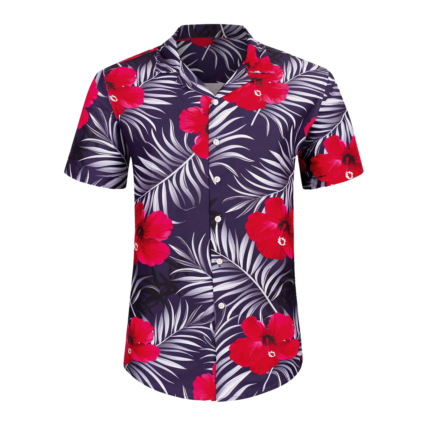 Mens Hawaiian Short Sleeve Shirt 5