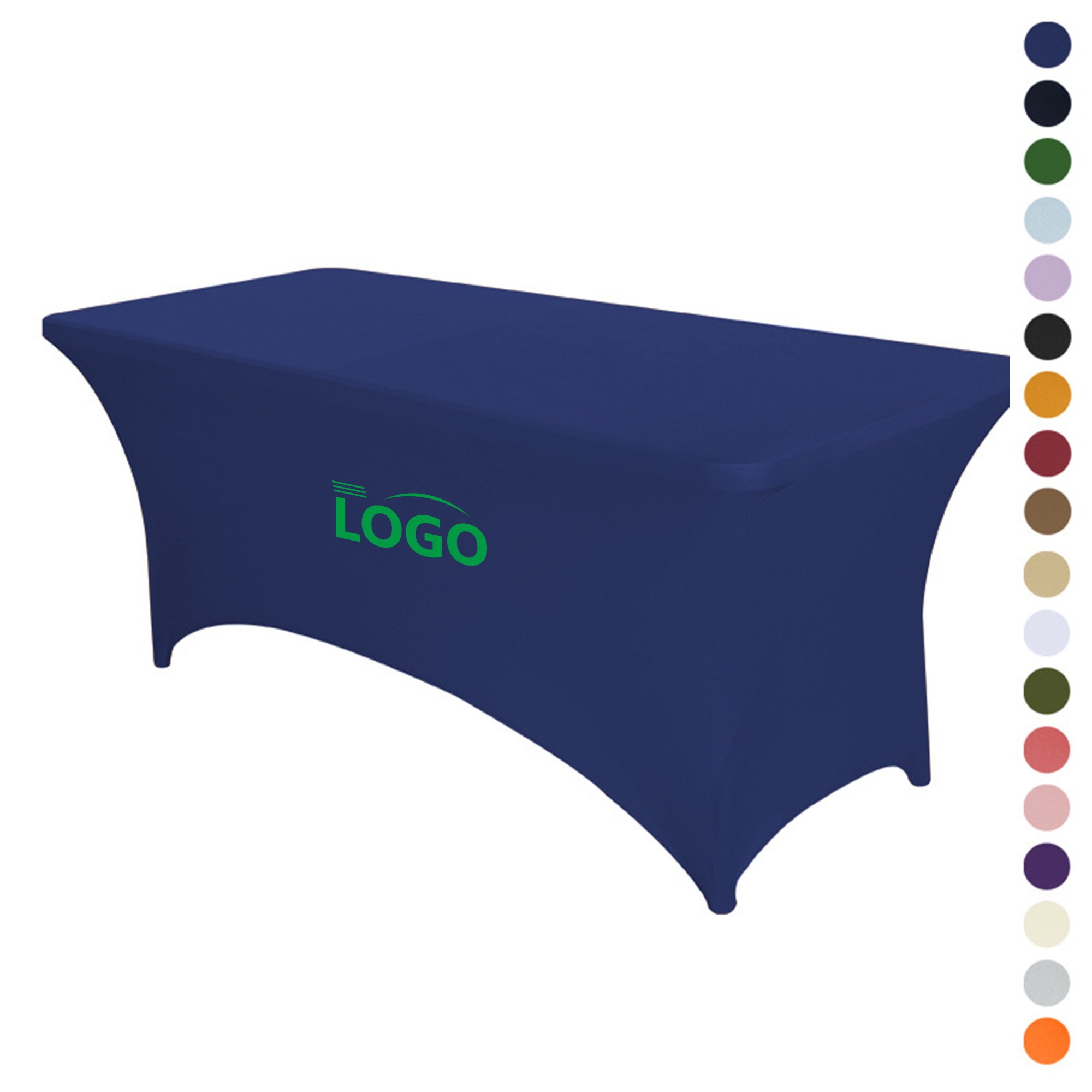 Stretch-Fit 6FT Table Cover for Hotels and Events 6