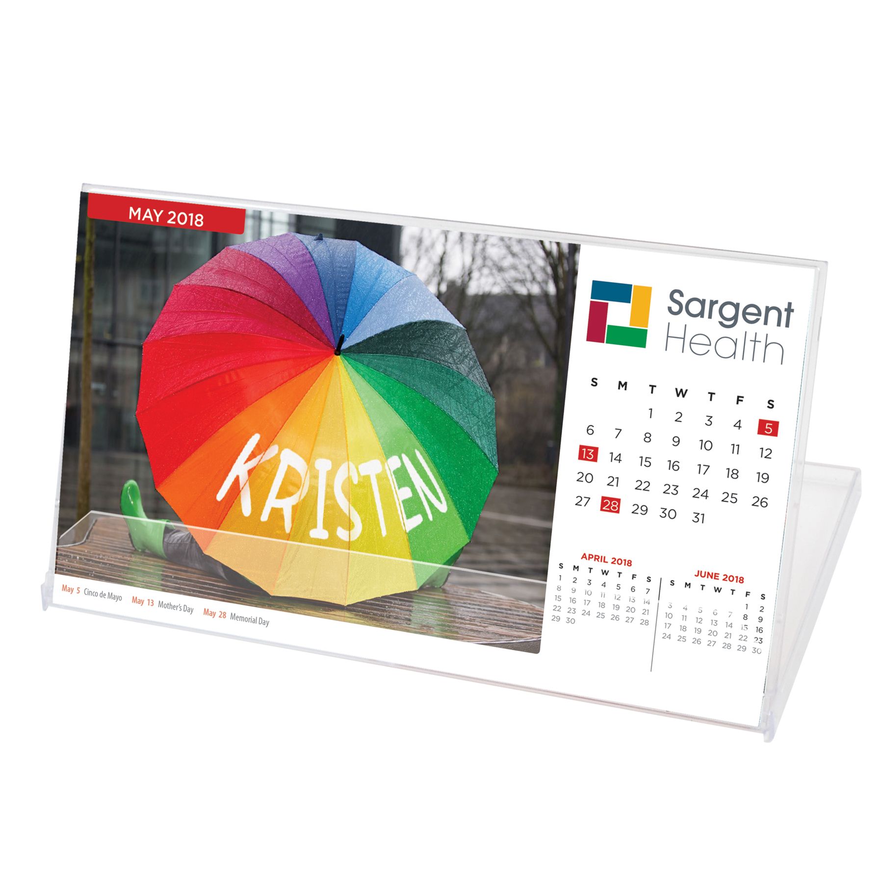 Jewel Case Calendar w/Name Personalization (Landscape) 2