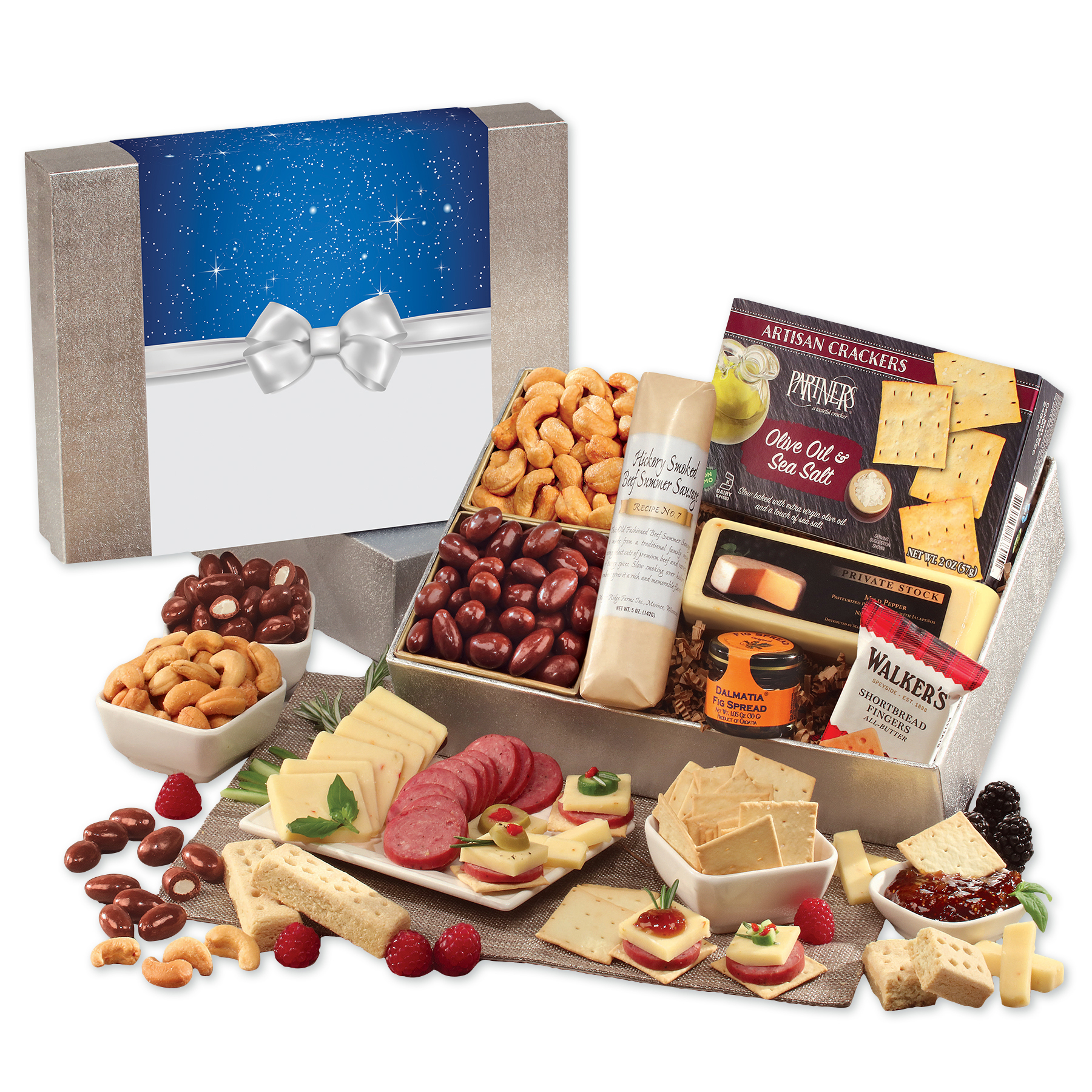 Shelf Stable Snacking Smorgasbord with Bow Sleeve 2