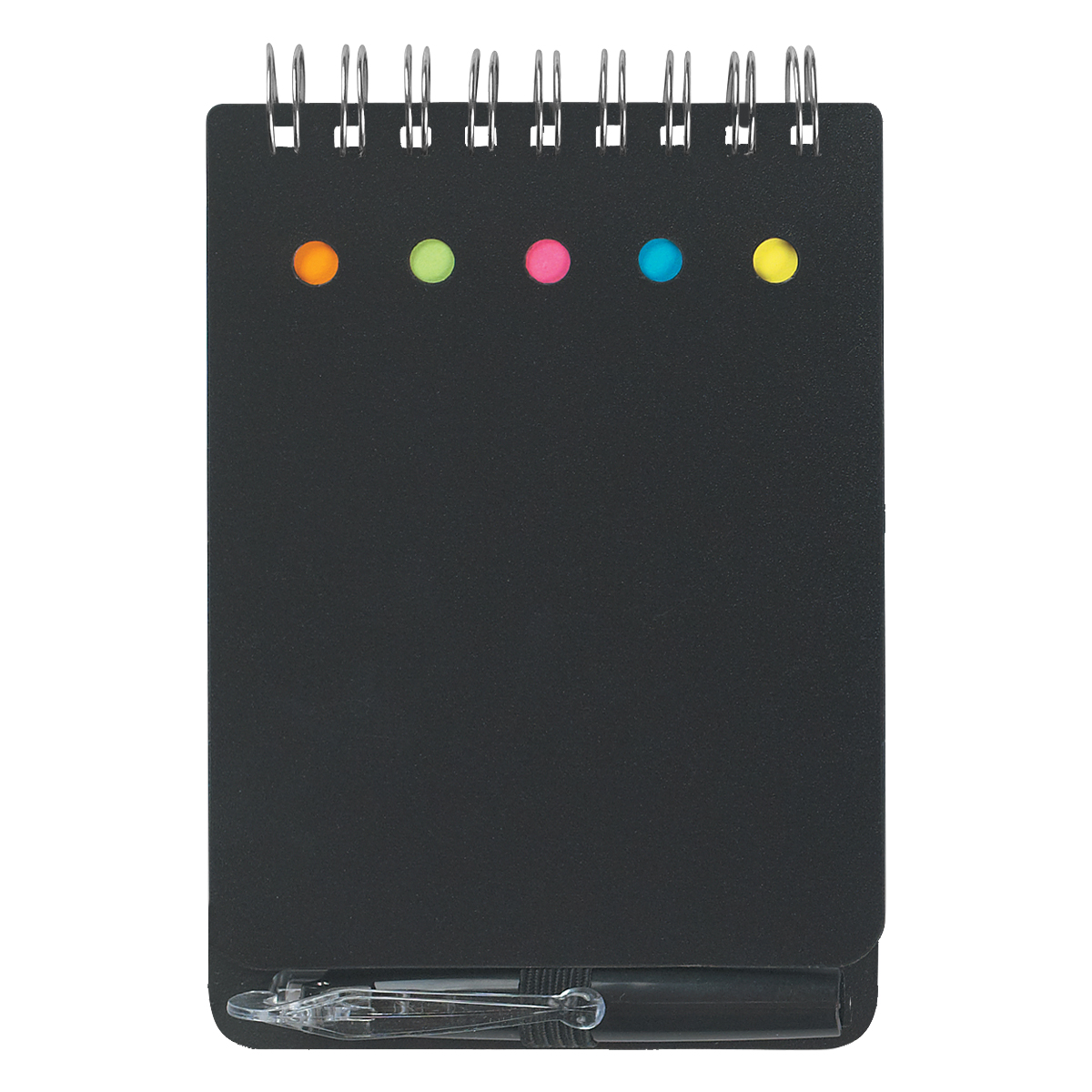 Spiral Jotter With Sticky Notes, Flags & Pen 6