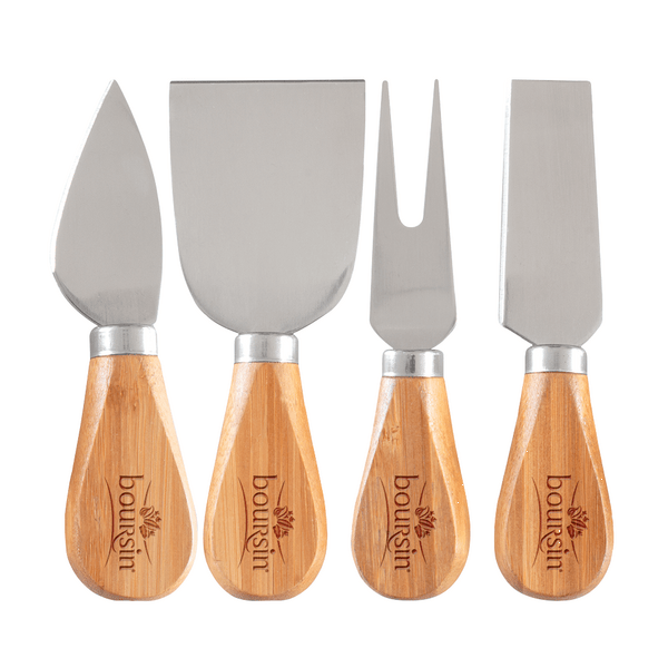 4- Piece Bamboo Cheese Tool Set 8